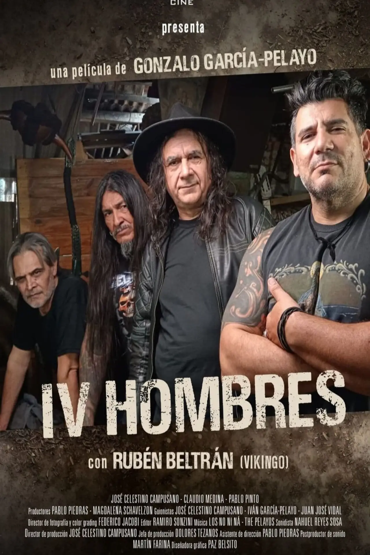 Постер до фільму "Cuatro hombres"