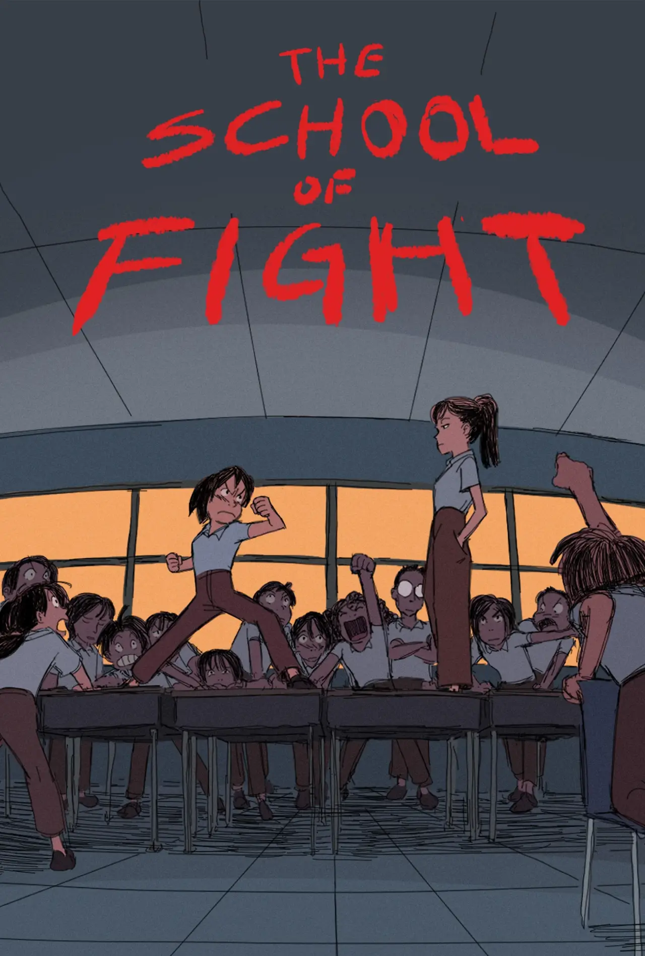 Постер до фільму "The School of Fight"