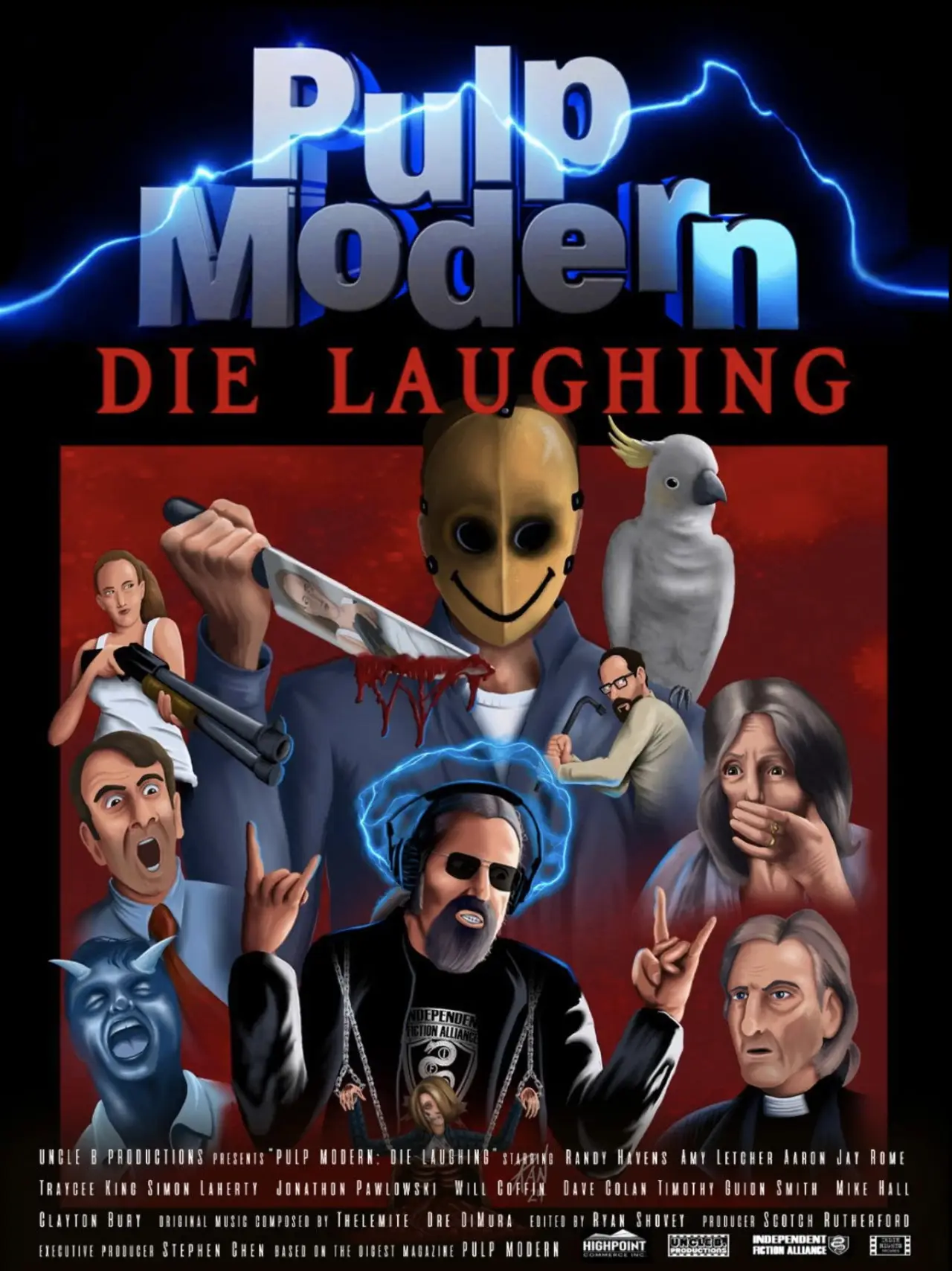 Постер до фільму "Pulp Modern: Die Laughing"