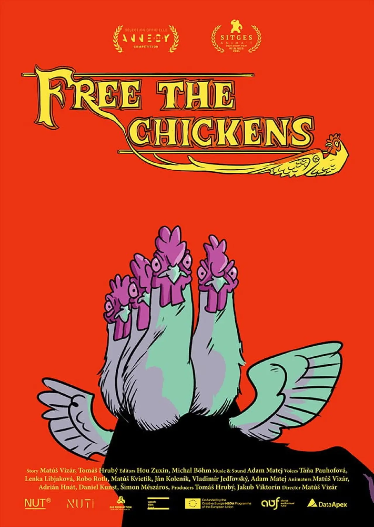 Постер до фільму "Free the Chickens"