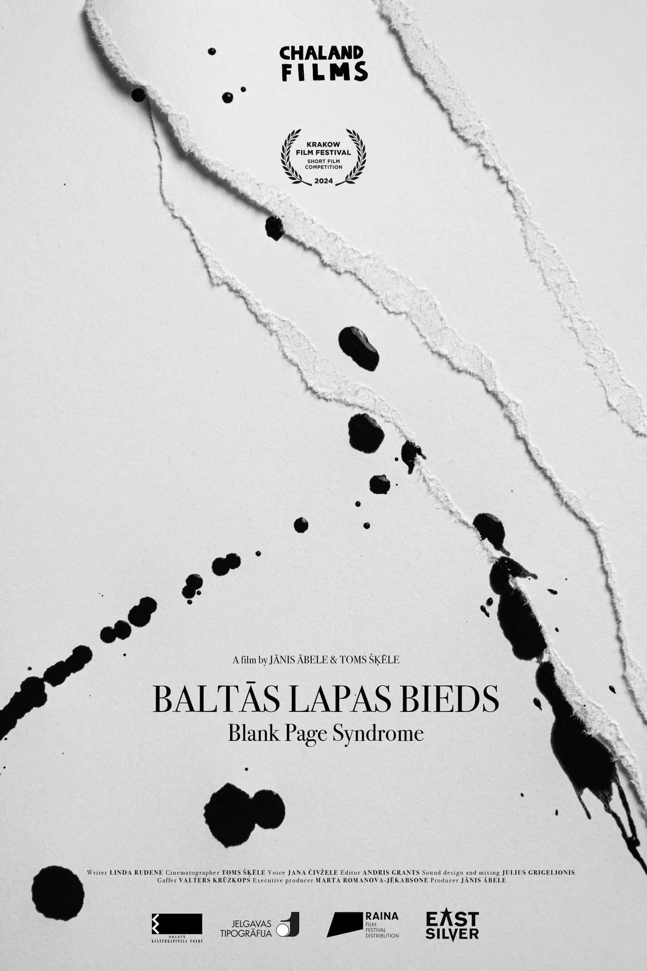 Постер до фільму "Baltās lapas bieds"