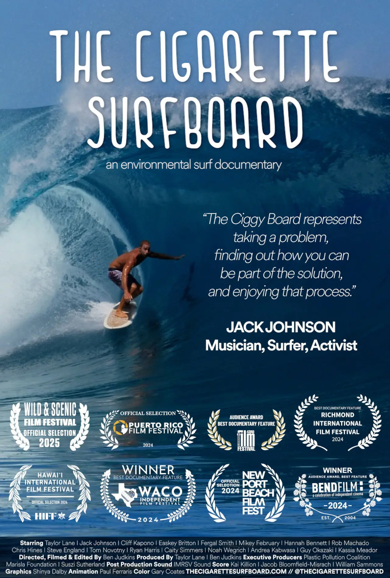 Постер до фільму "The Cigarette Surfboard"