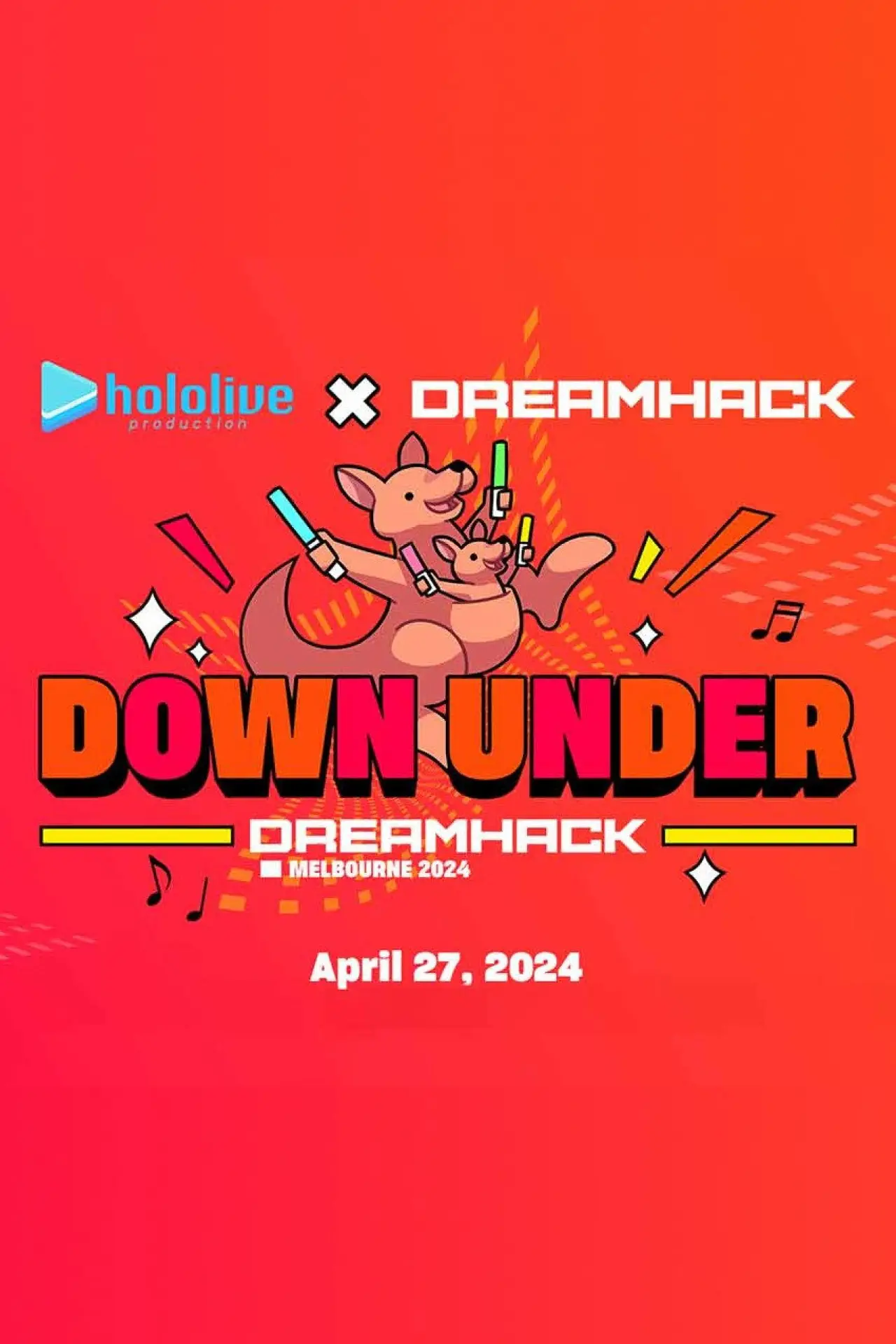 Постер до фільму "hololive production x DreamHack Melbourne 2024: Down Under"