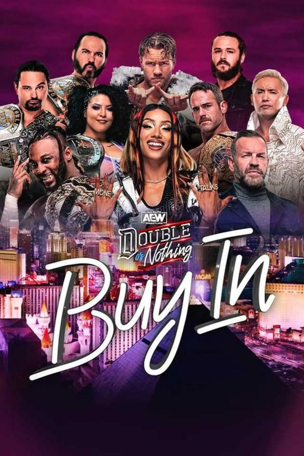 Постер до фільму "AEW Double or Nothing 2024: The Buy In"