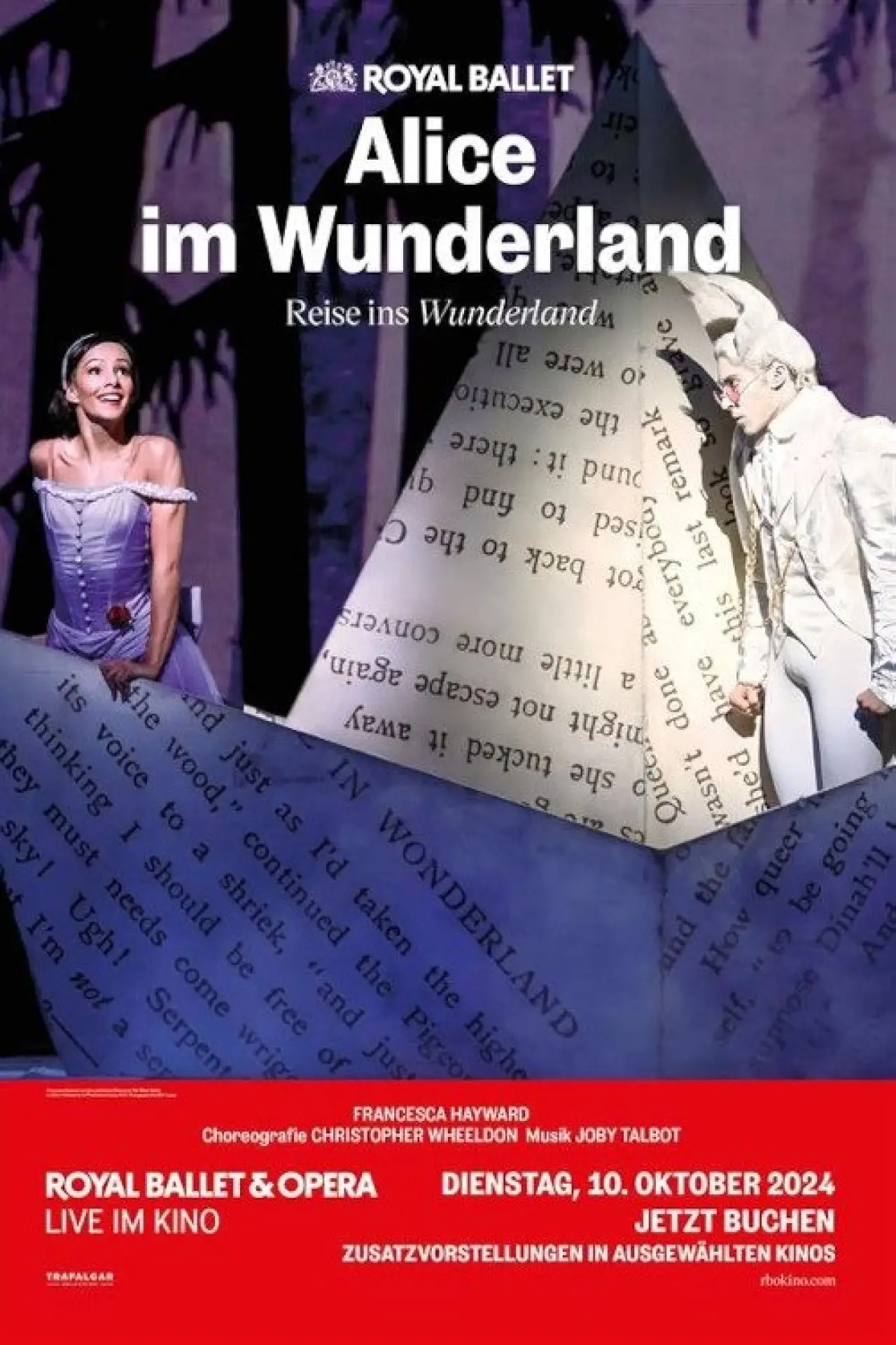 Постер до фільму "ROH Live 2024/25: Alice im Wunderland"