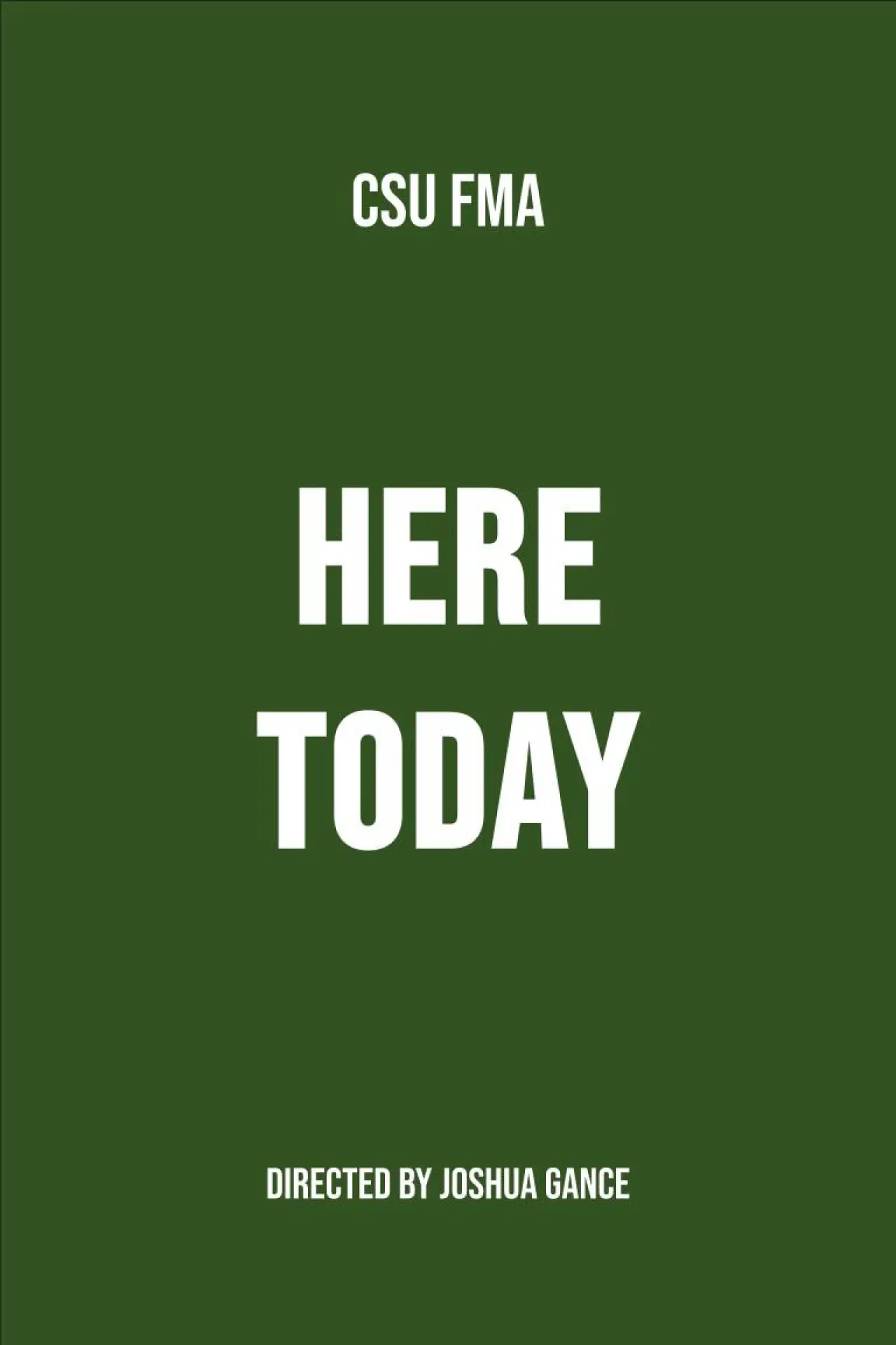 Постер до фільму "Here Today"