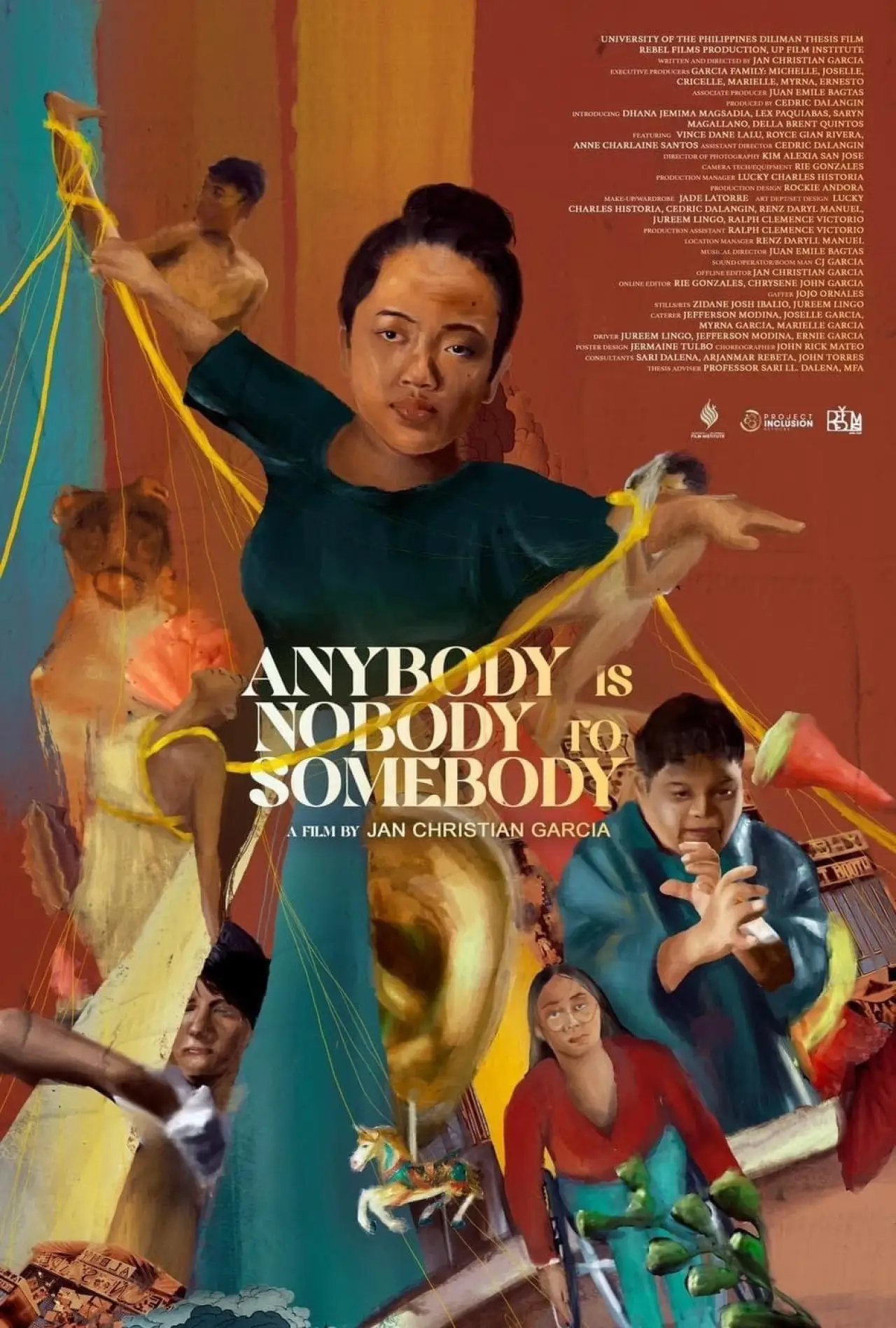 Постер до фільму "Anybody is Nobody to Somebody"