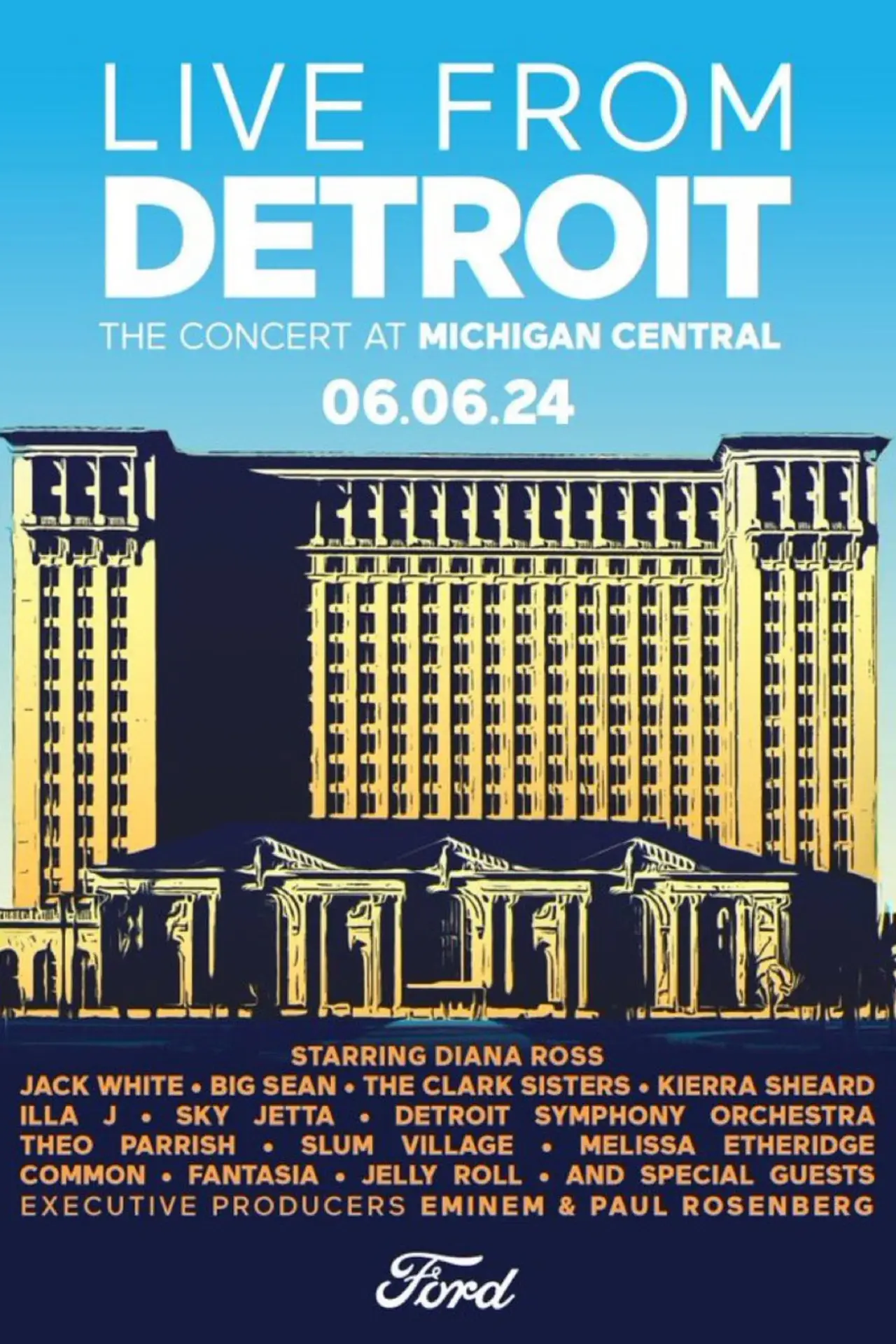 Постер до фільму "Live from Detroit: The Concert at Michigan Central"