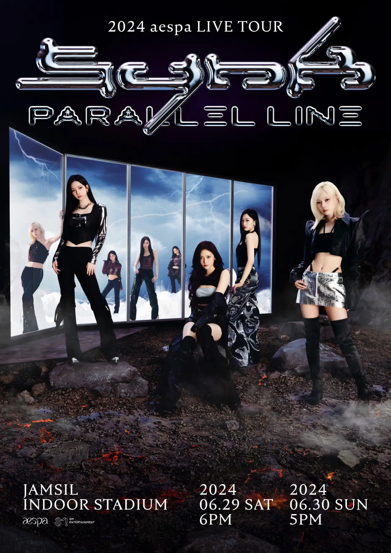 Постер до фільму "2024 aespa LIVE TOUR - SYNK：PARALLEL LINE - in SEOUL"