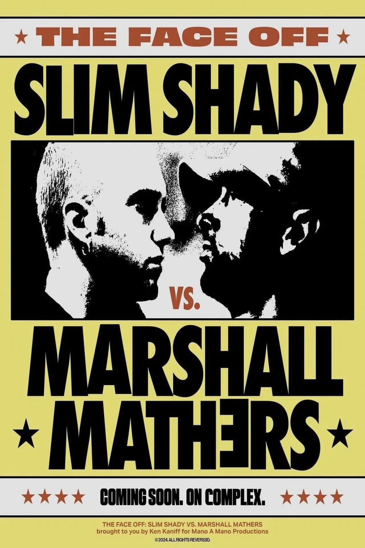 Постер до фільму "Slim Shady vs. Marshall Mathers: THE FACE-OFF"