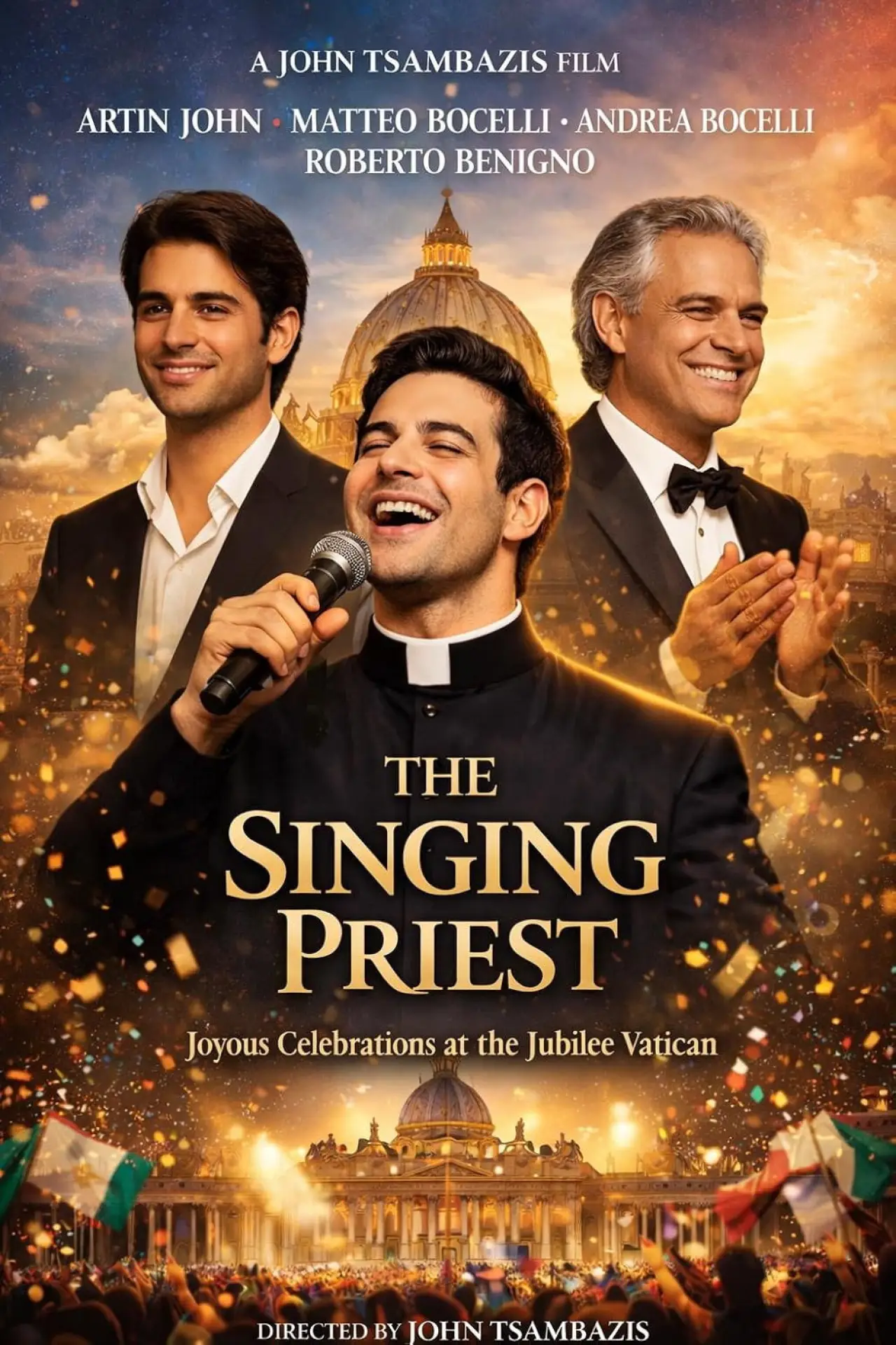 Постер до фільму "The Singing Priest"