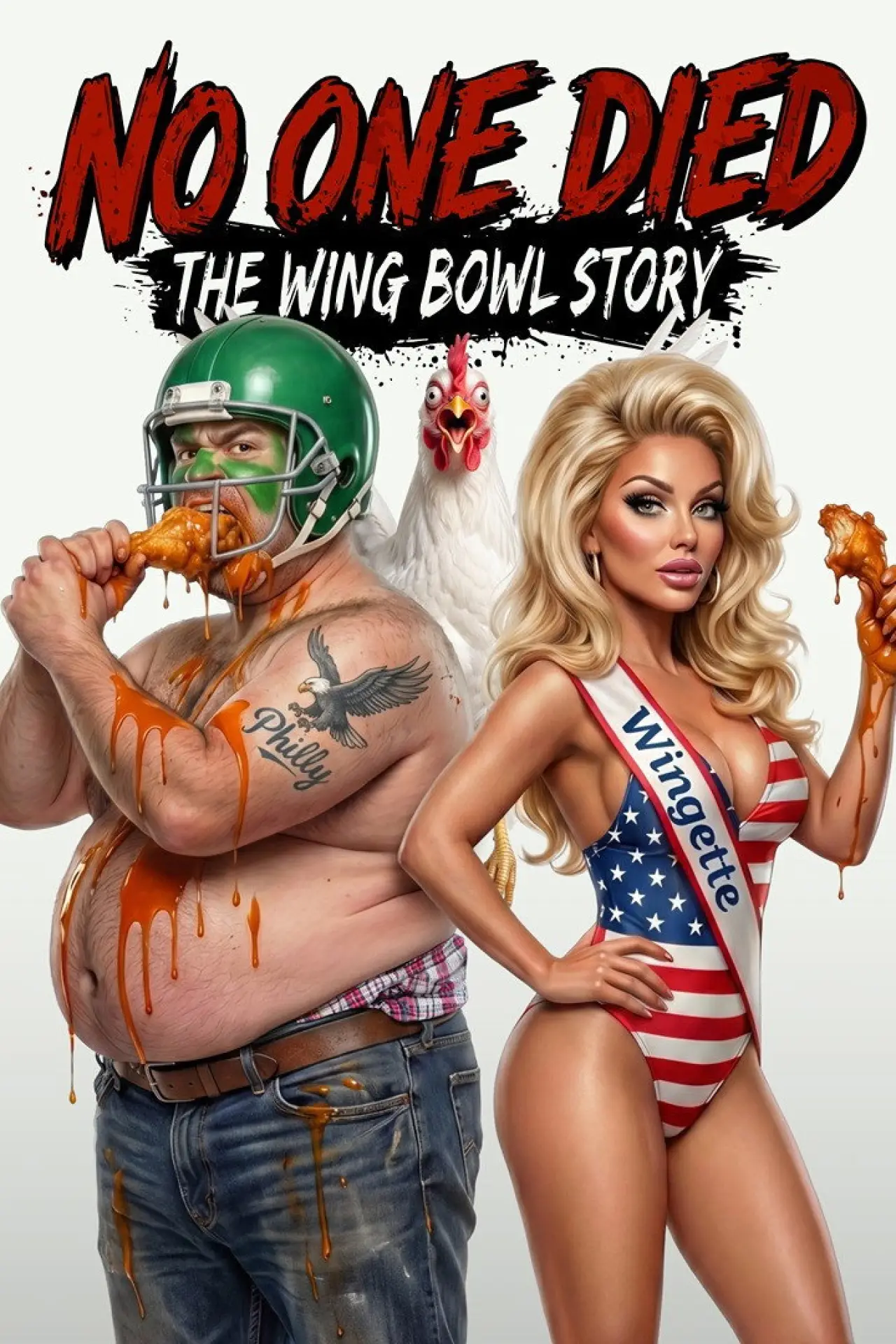 Постер до фільму "No One Died: The Wing Bowl Story"