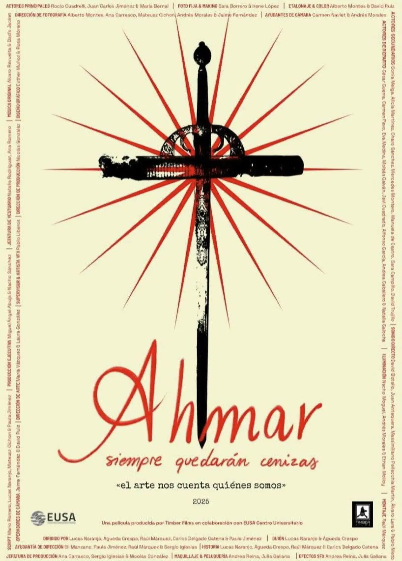 Постер до фільму "Ahmar, Siempre Quedarán Cenizas"