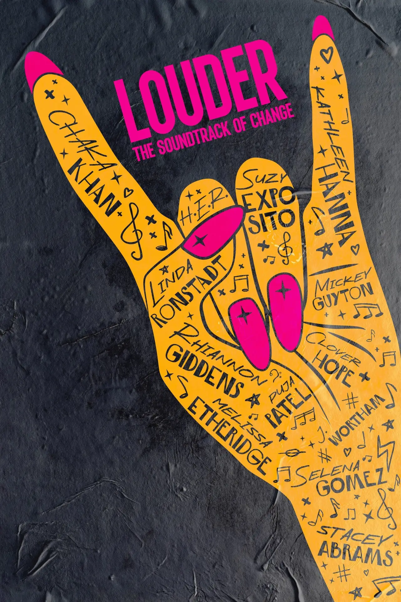Постер до фільму "LOUDER: The Soundtrack of Change"