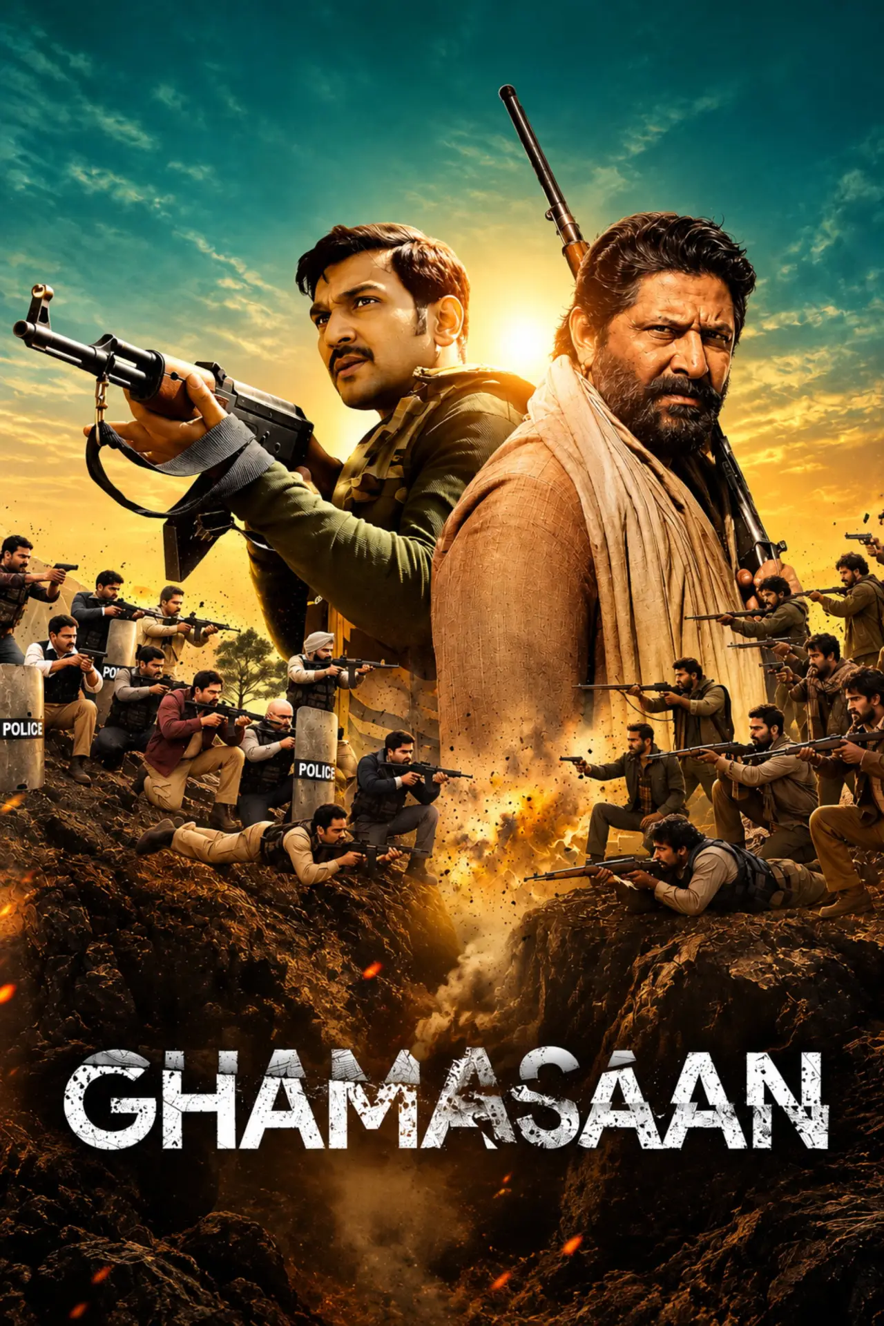 Постер до фільму "घमासान"