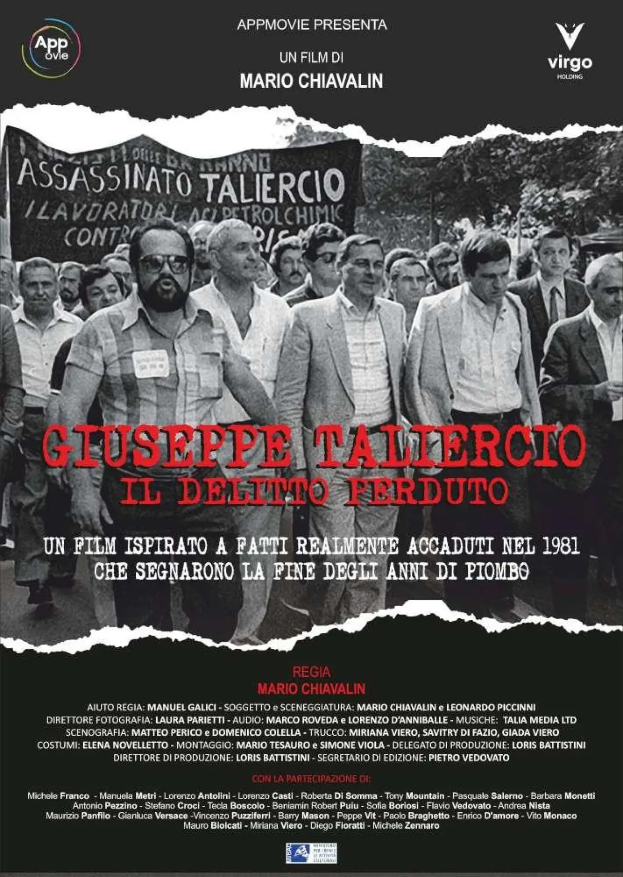 Постер до фільму "Giuseppe Taliercio - Il delitto perduto"