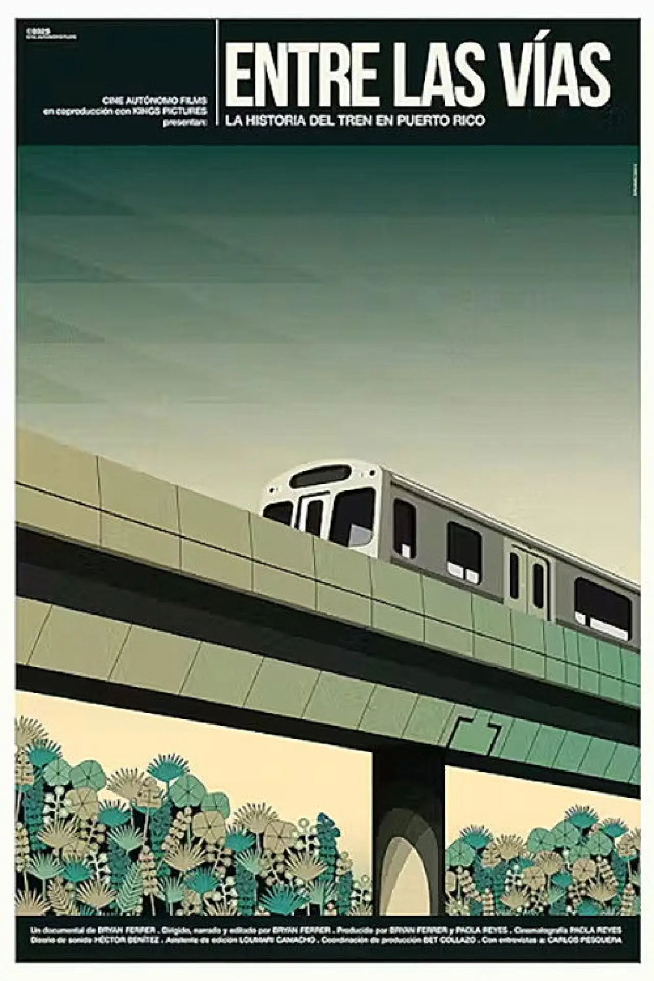 Постер до фільму "Entre las vías: La historia del tren en Puerto Rico"
