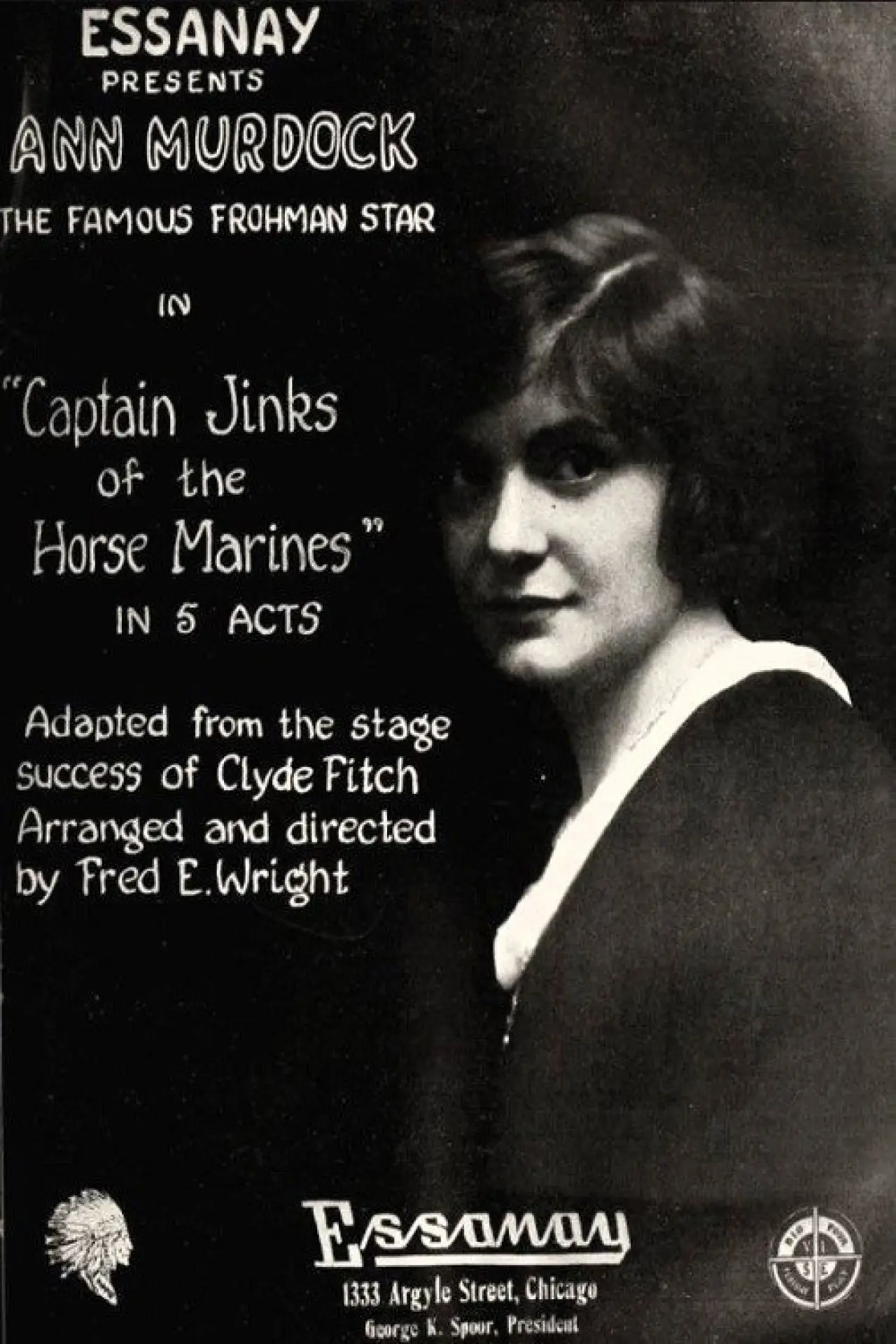 Постер до фільму "Captain Jinks of the Horse Marines"