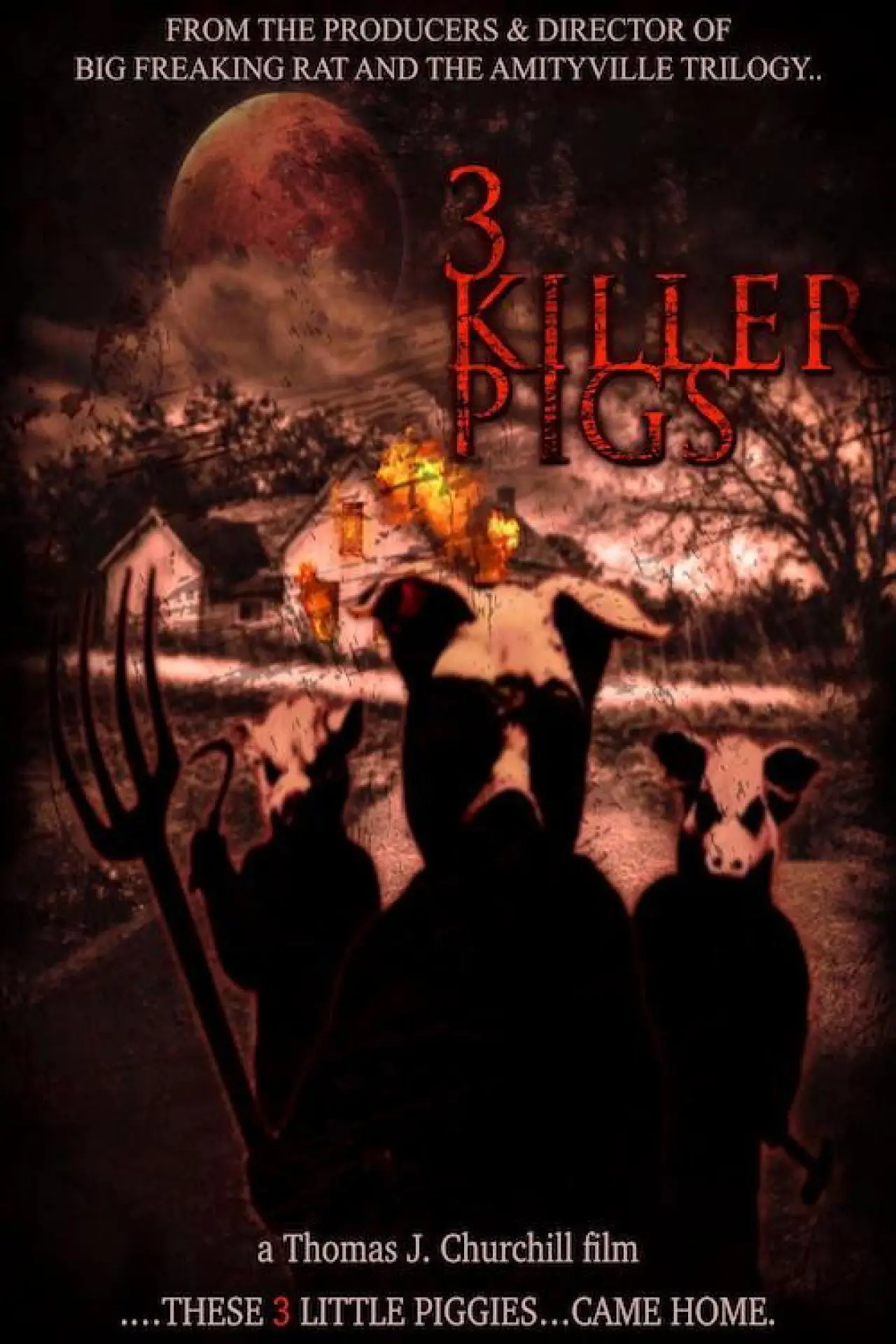 Постер до фільму "The 3 Killer Pigs"