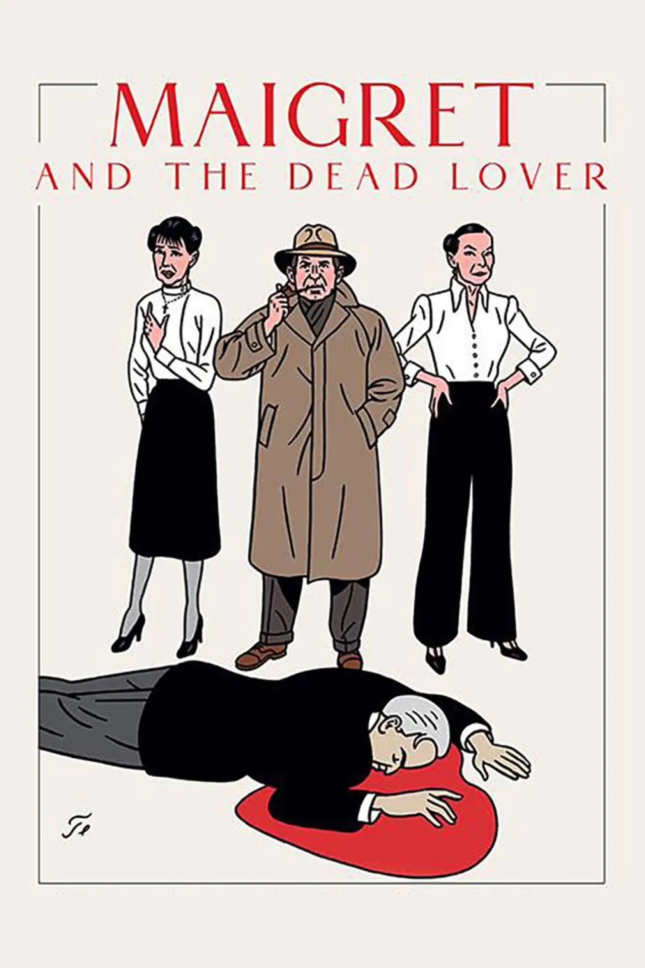 Постер до фільму "Maigret et le mort amoureux"