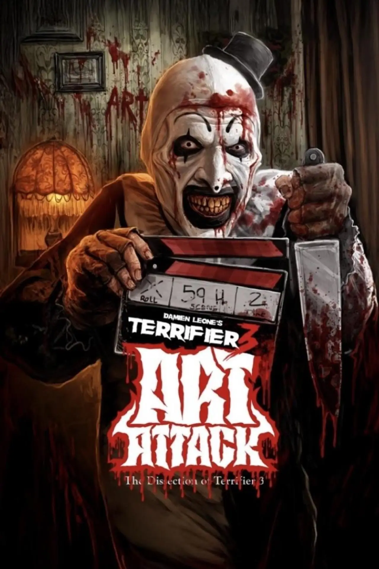 Постер до фільму "Art Attack! The Dissection of Terrifier 3"