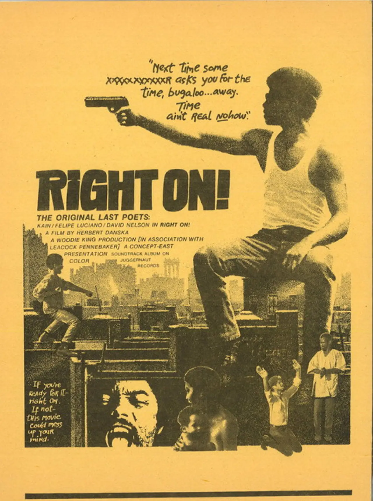 Постер до фільму "Right On!"