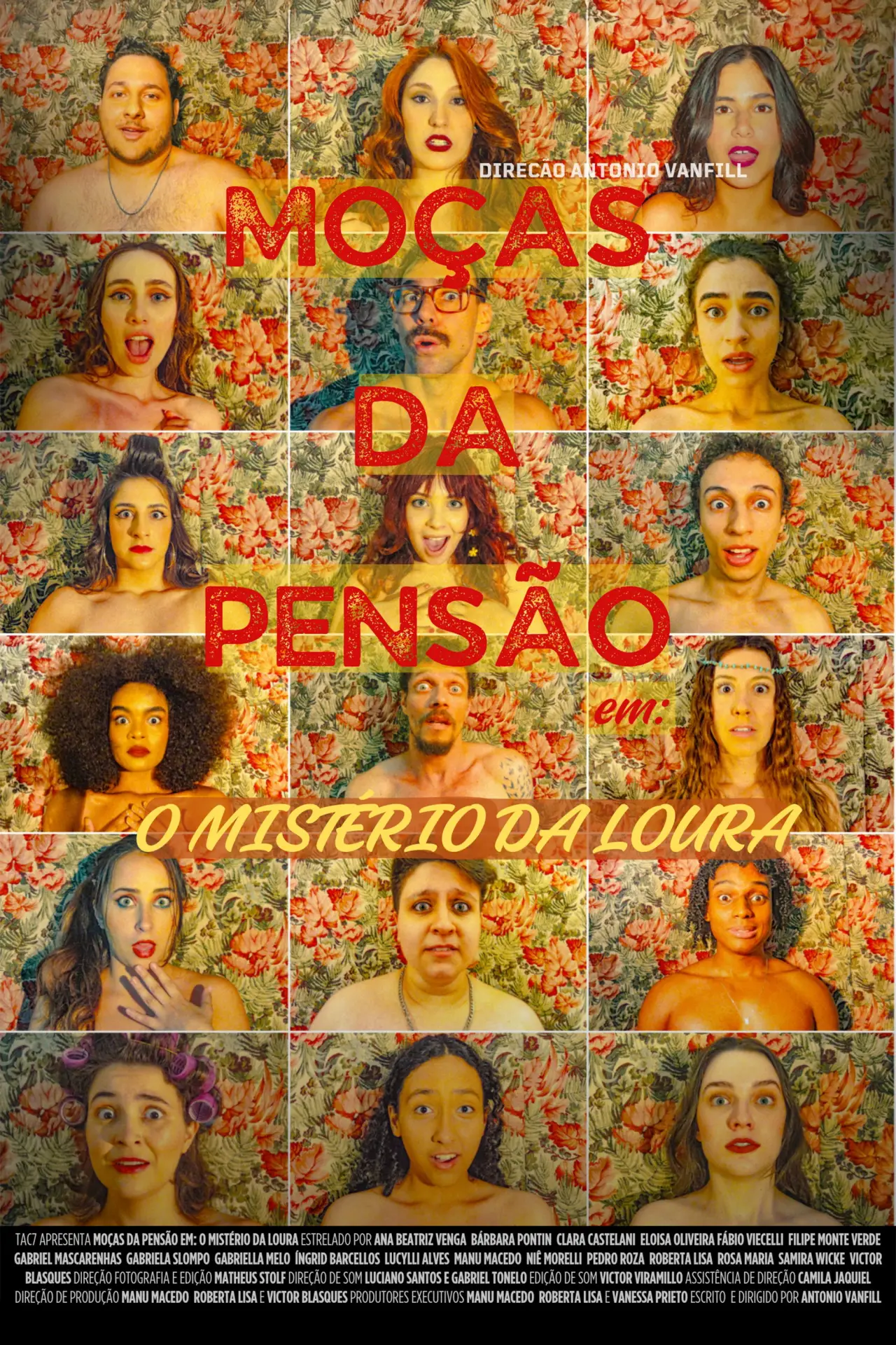 Постер до фільму "Girls From The Boarding House in: The Mystery of the Blonde"