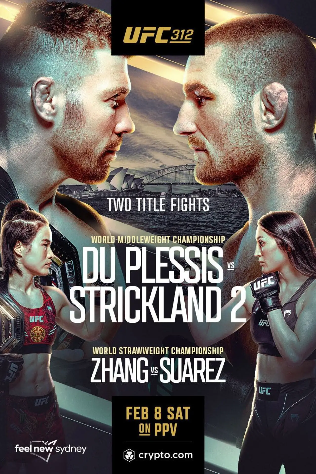 Постер до фільму "UFC 312: Du Plessis vs. Strickland 2"