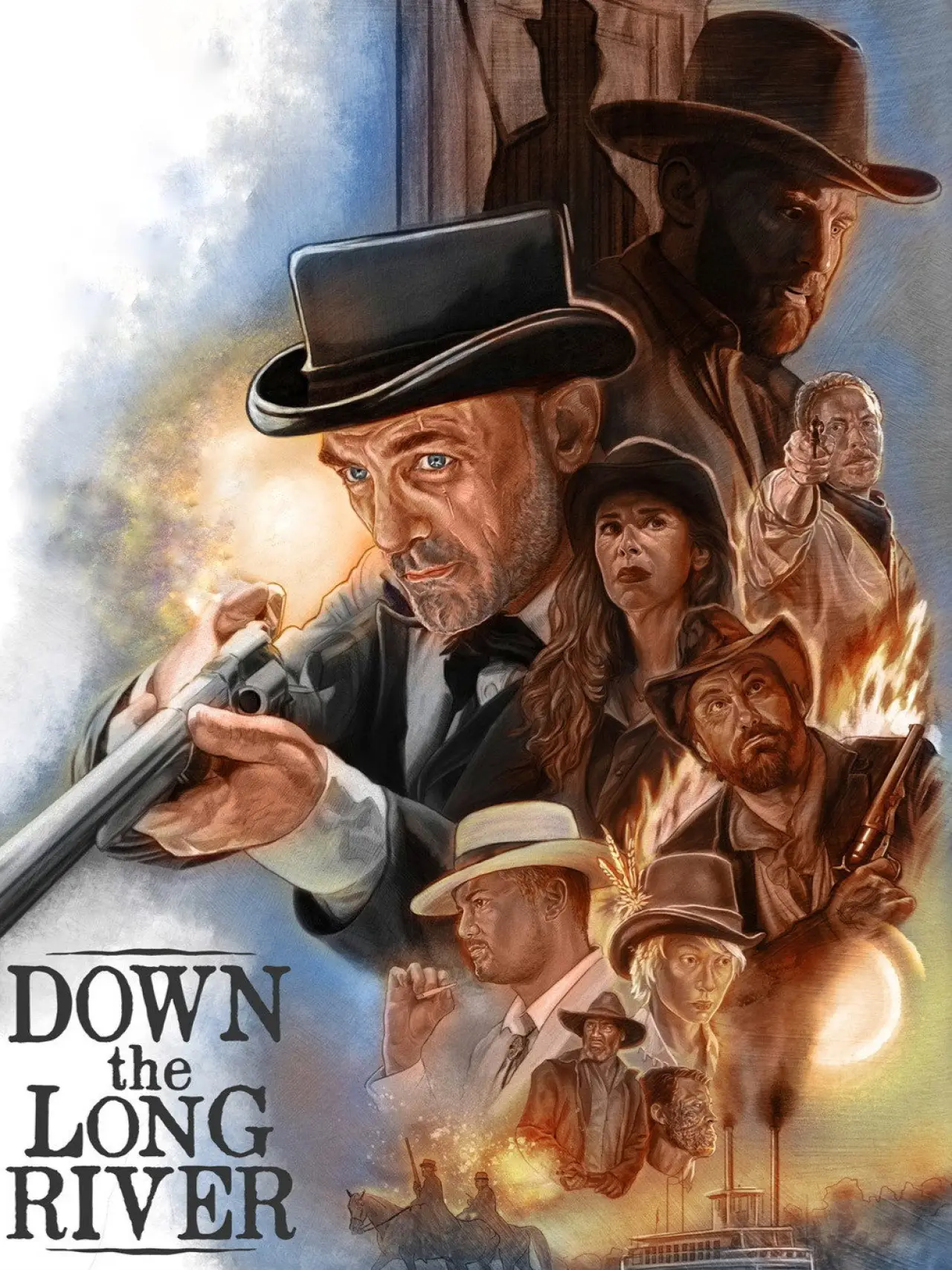 Постер до фільму "Down the Long River"