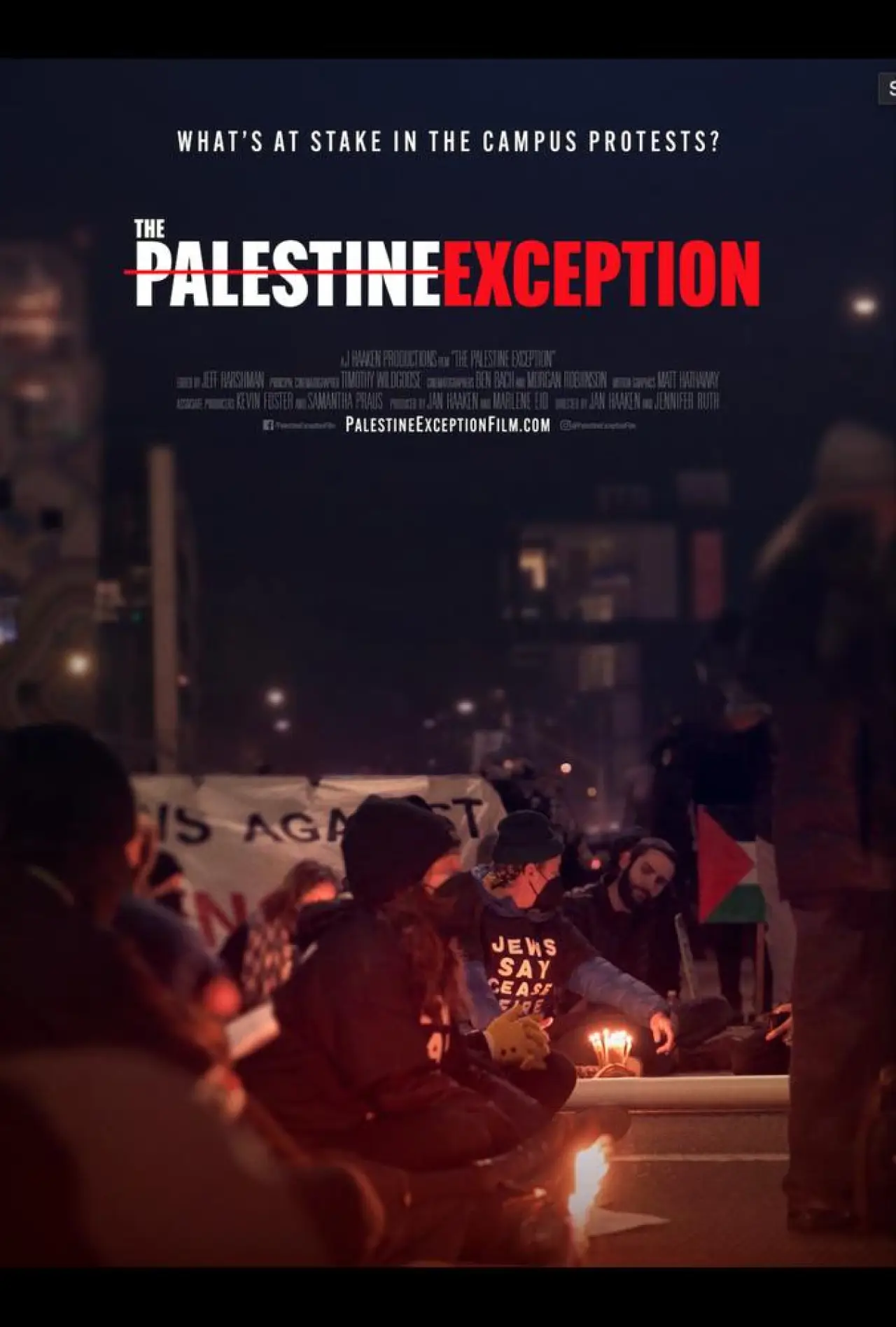 Постер до фільму "The Palestine Exception"
