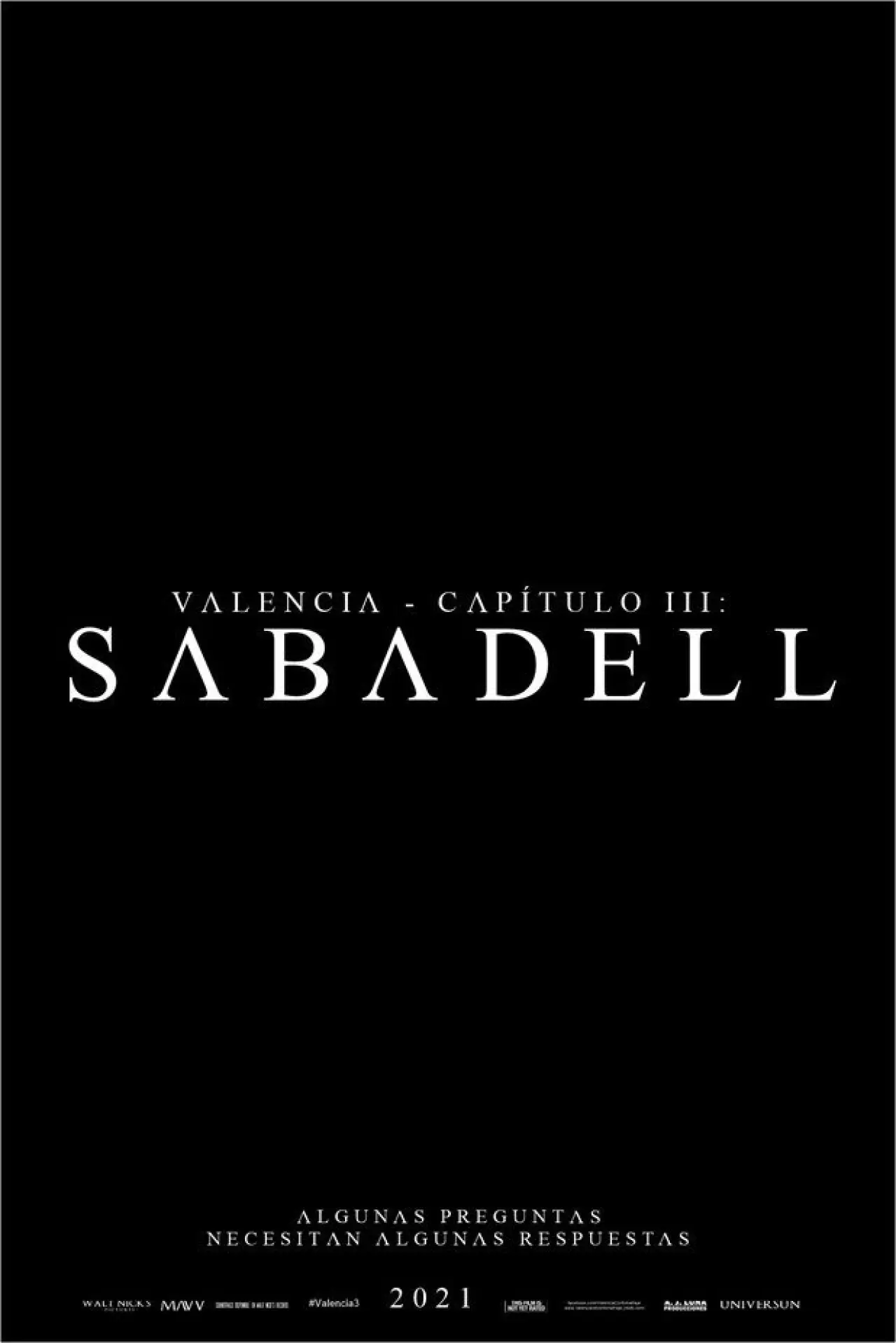 Постер до фільму "Valencia - Capítulo III: Sabadell"