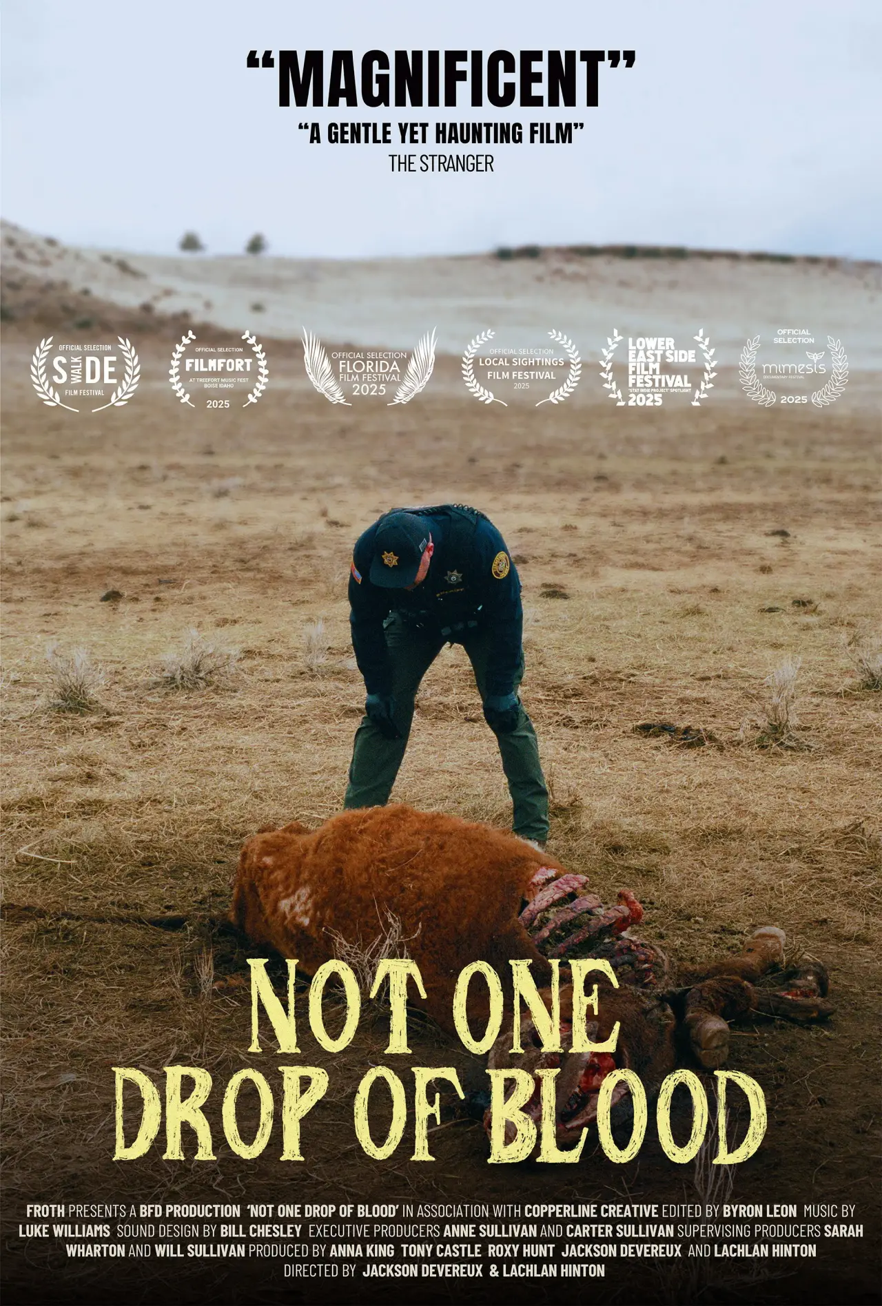 Постер до фільму "Not One Drop of Blood"