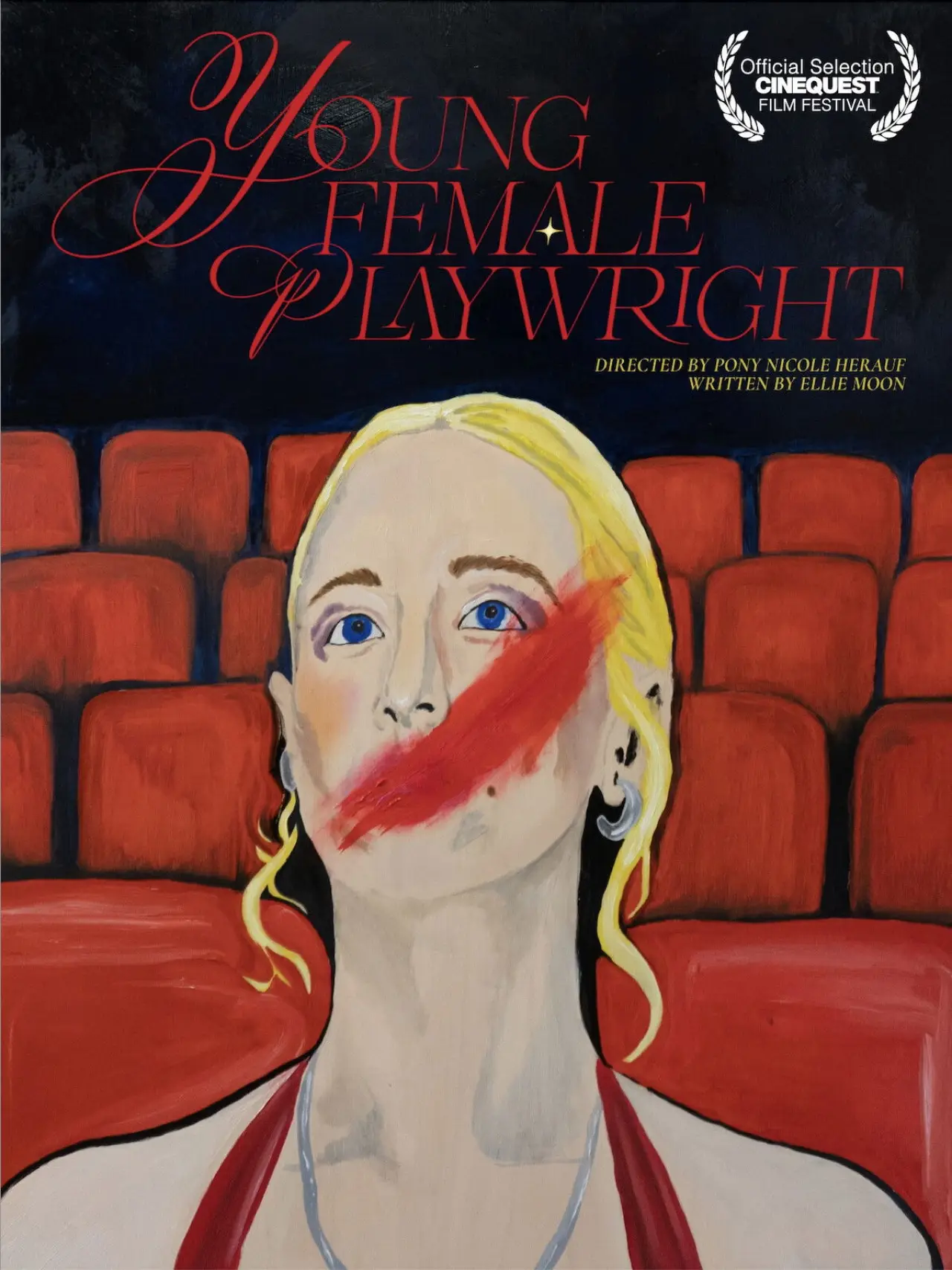Постер до фільму "Young Female Playwright"