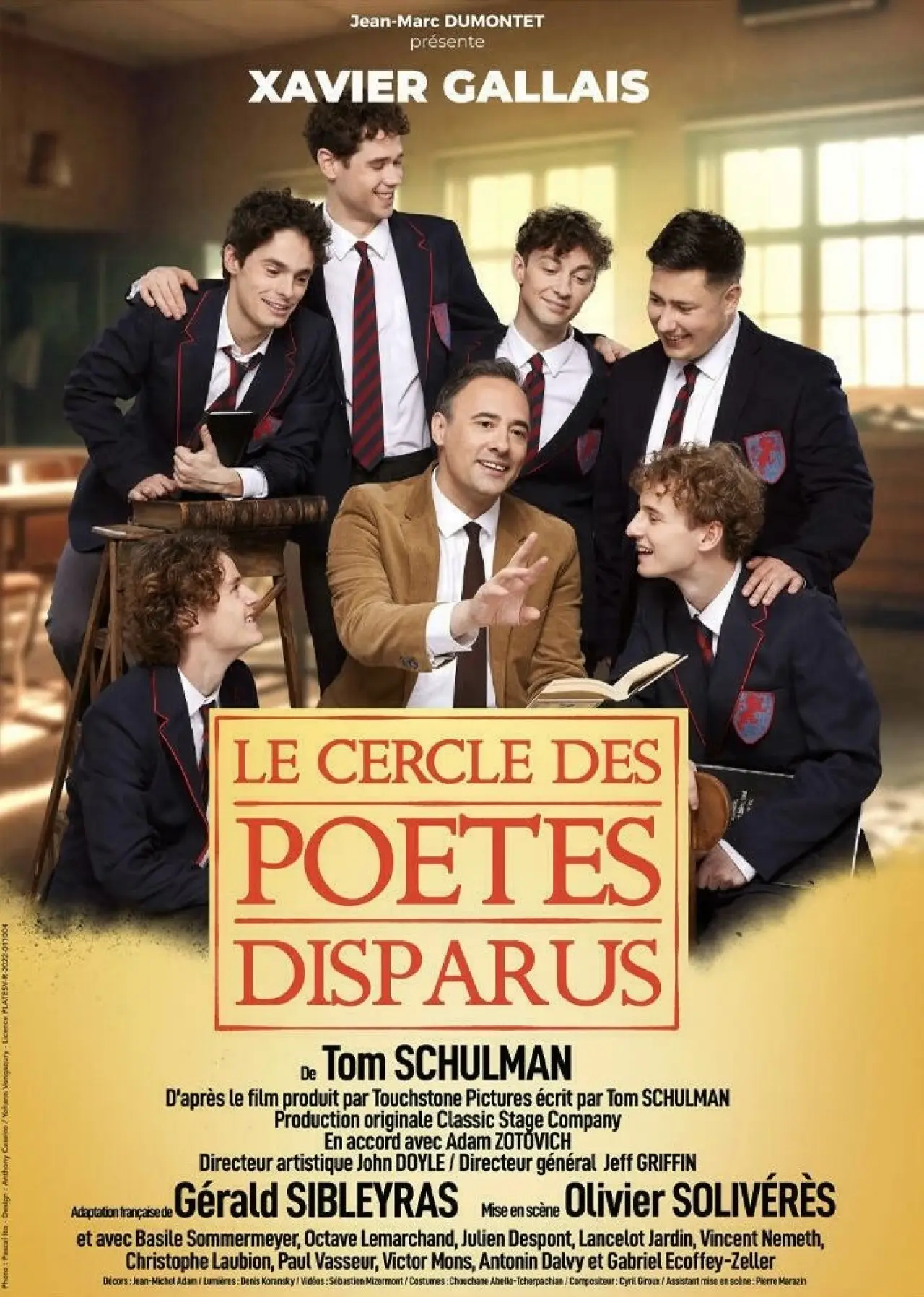 Постер до фільму "Le Cercle des Poètes disparus"