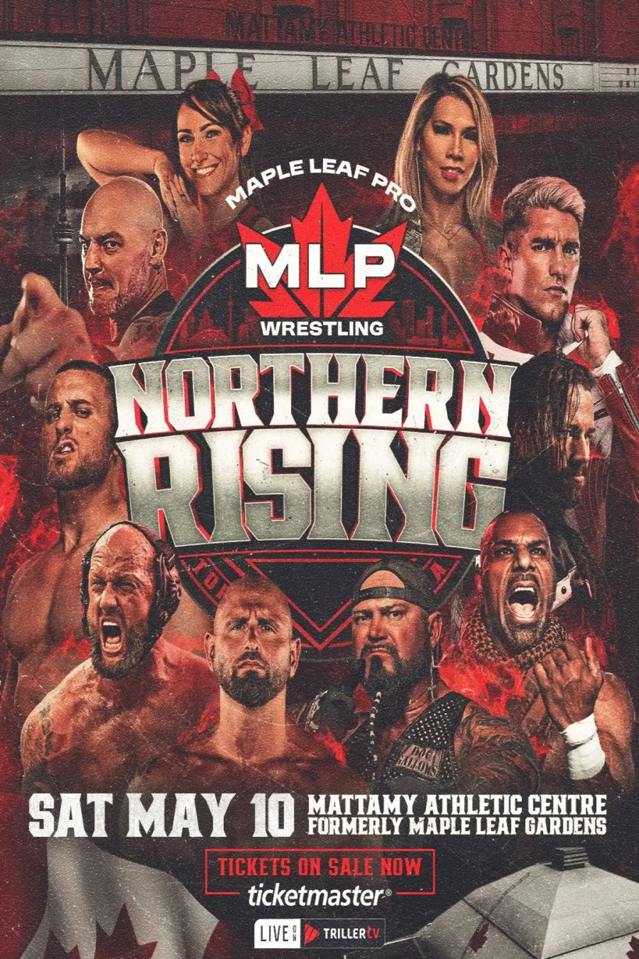 Постер до фільму "Maple Leaf Pro Wrestling: Northern Rising"