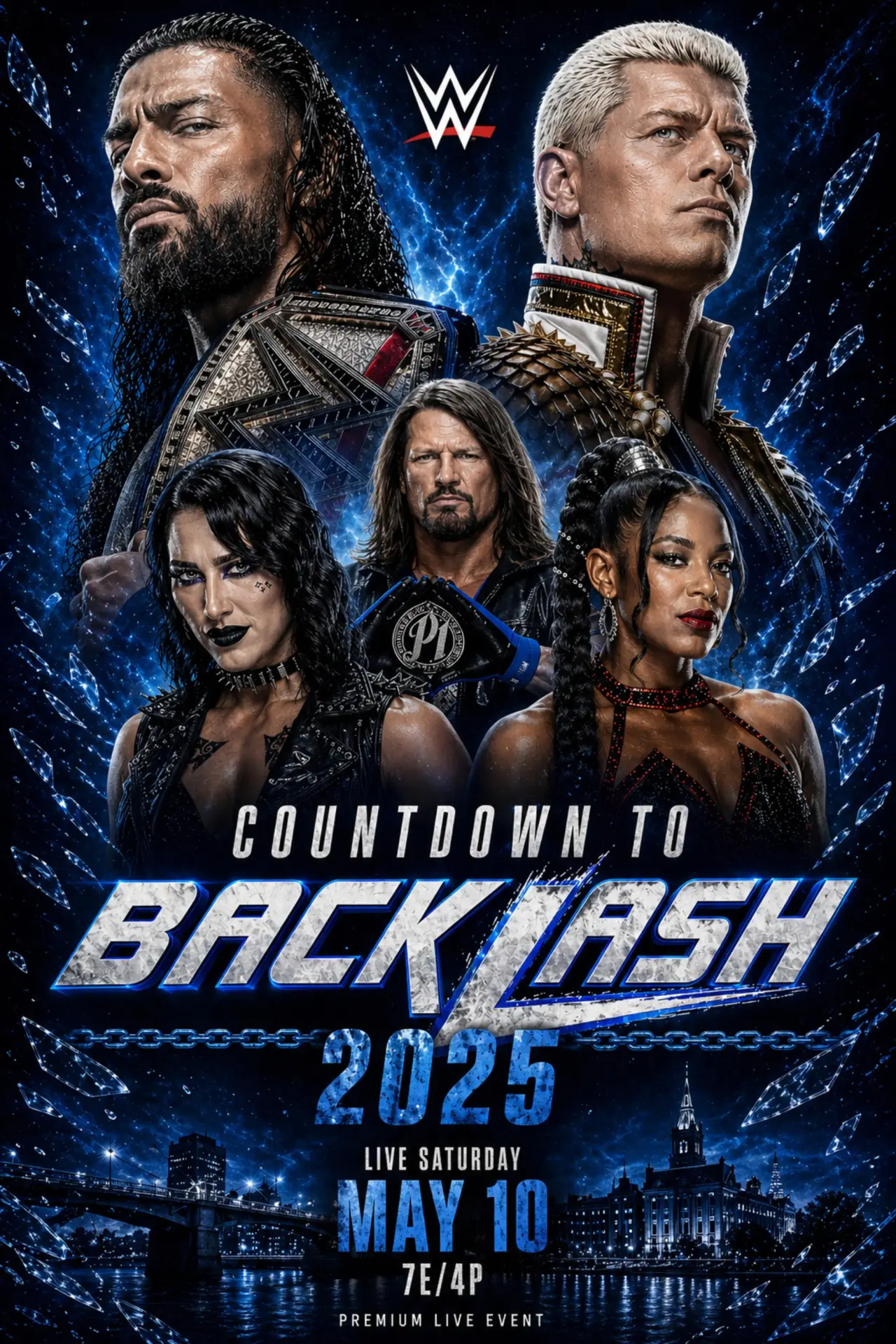 Постер до фільму "Countdown to WWE Backlash 2025"