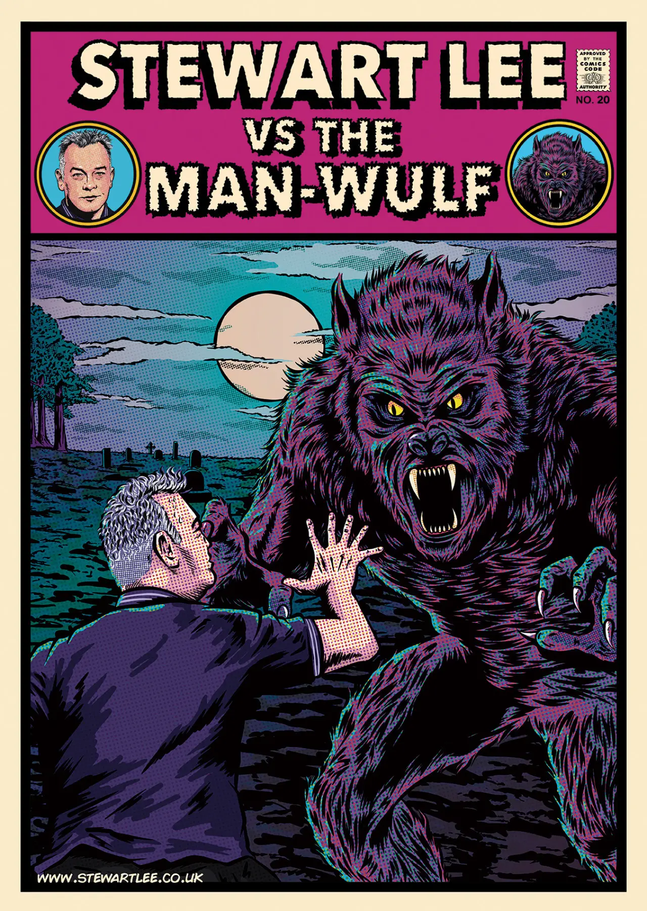 Постер до фільму "Stewart Lee vs The Man-Wulf"