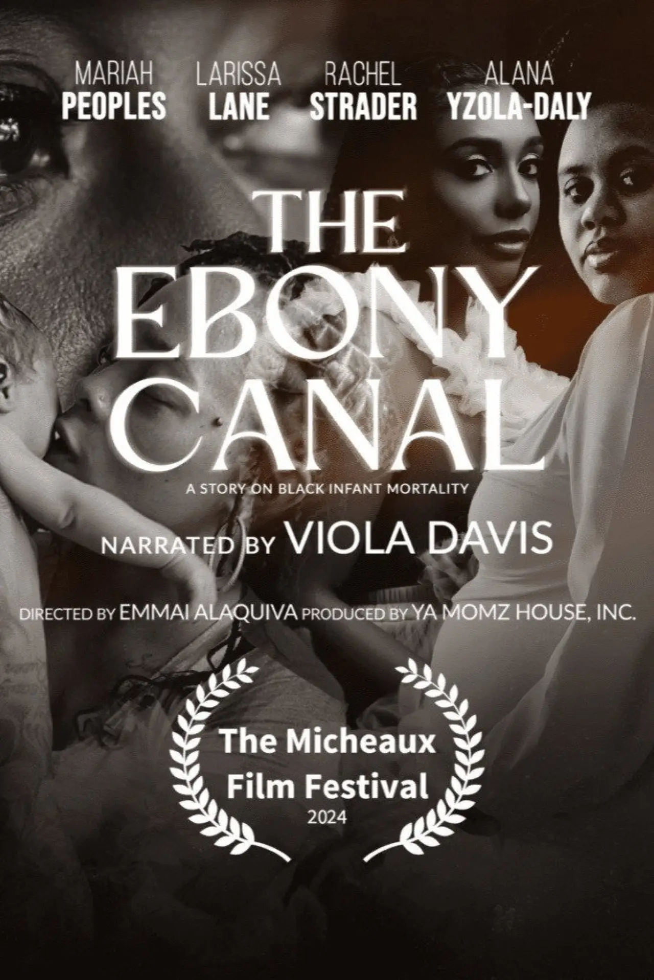 Постер до фільму "The Ebony Canal: A Story of Black Infant Mortality"