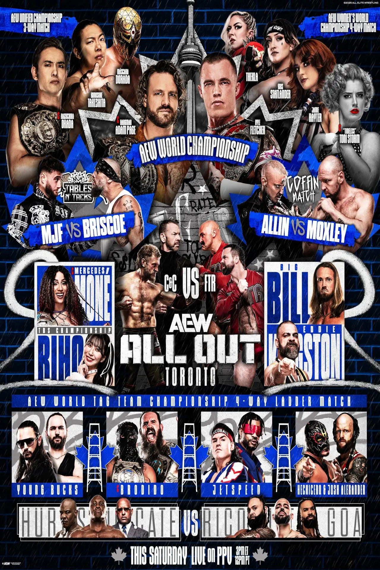 Постер до фільму "AEW All Out 2025"