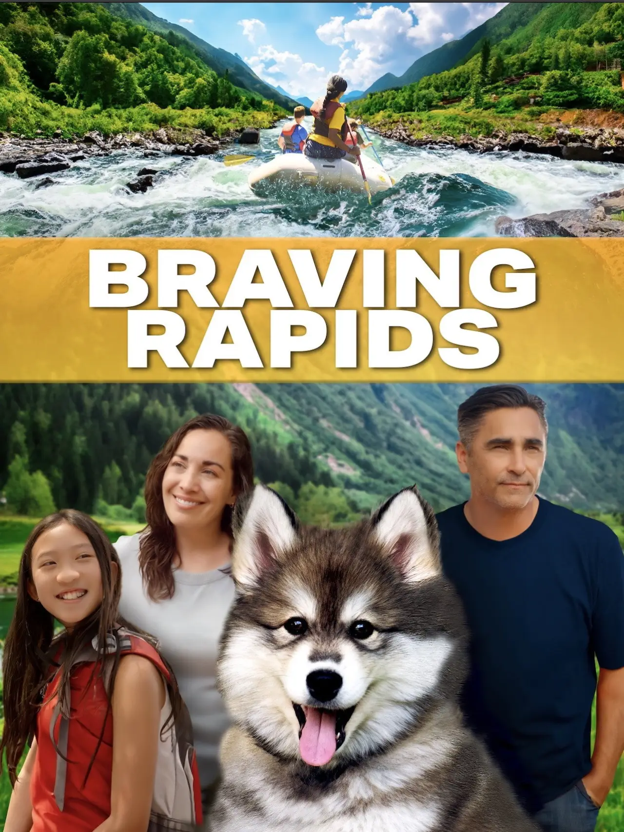 Постер до фільму "Braving Rapids"