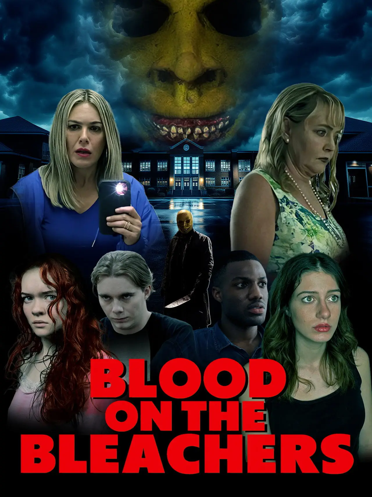 Постер до фільму "Blood on the Bleachers"