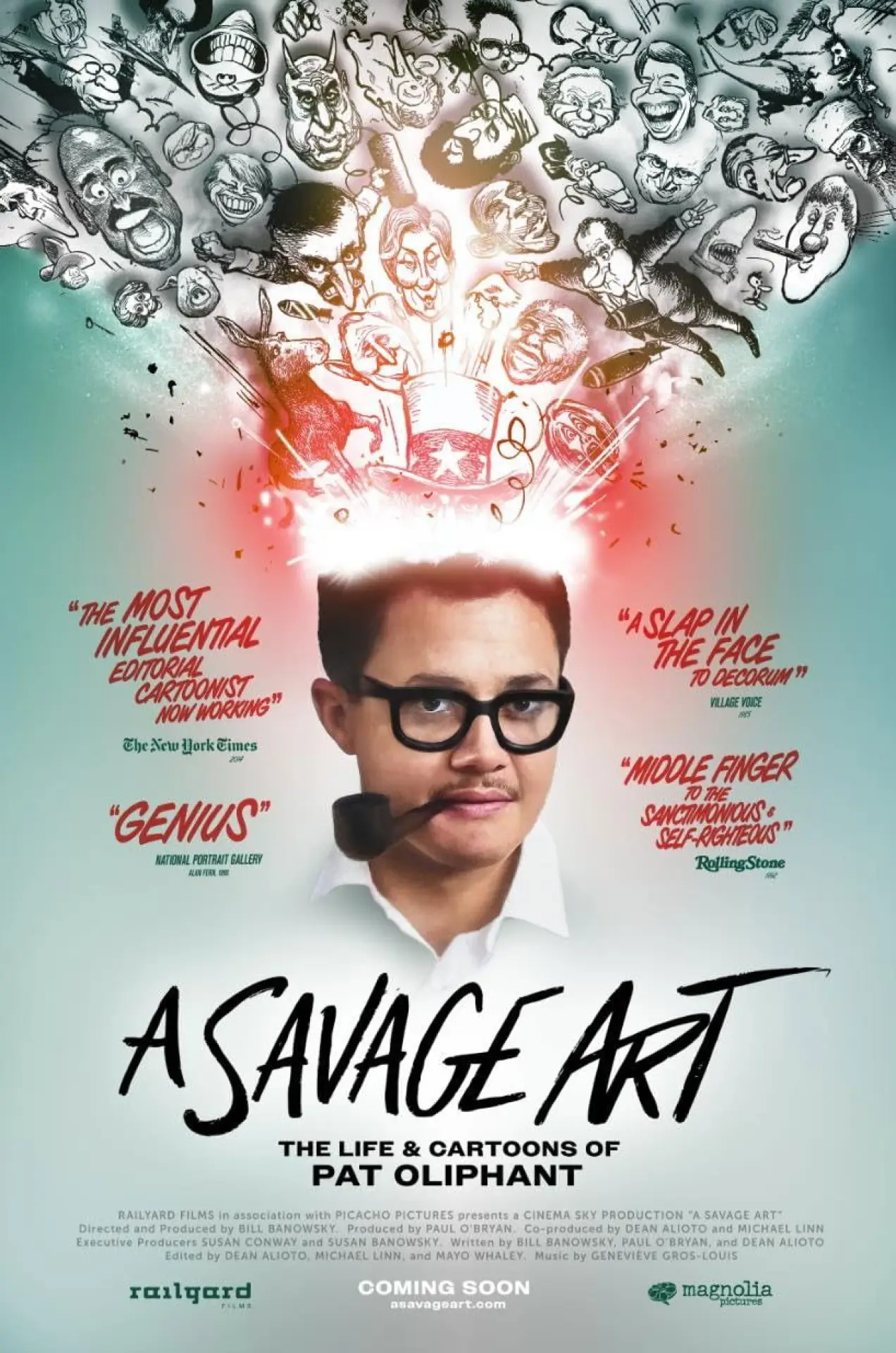 Постер до фільму "A Savage Art: The Life & Cartoons of Pat Oliphant"