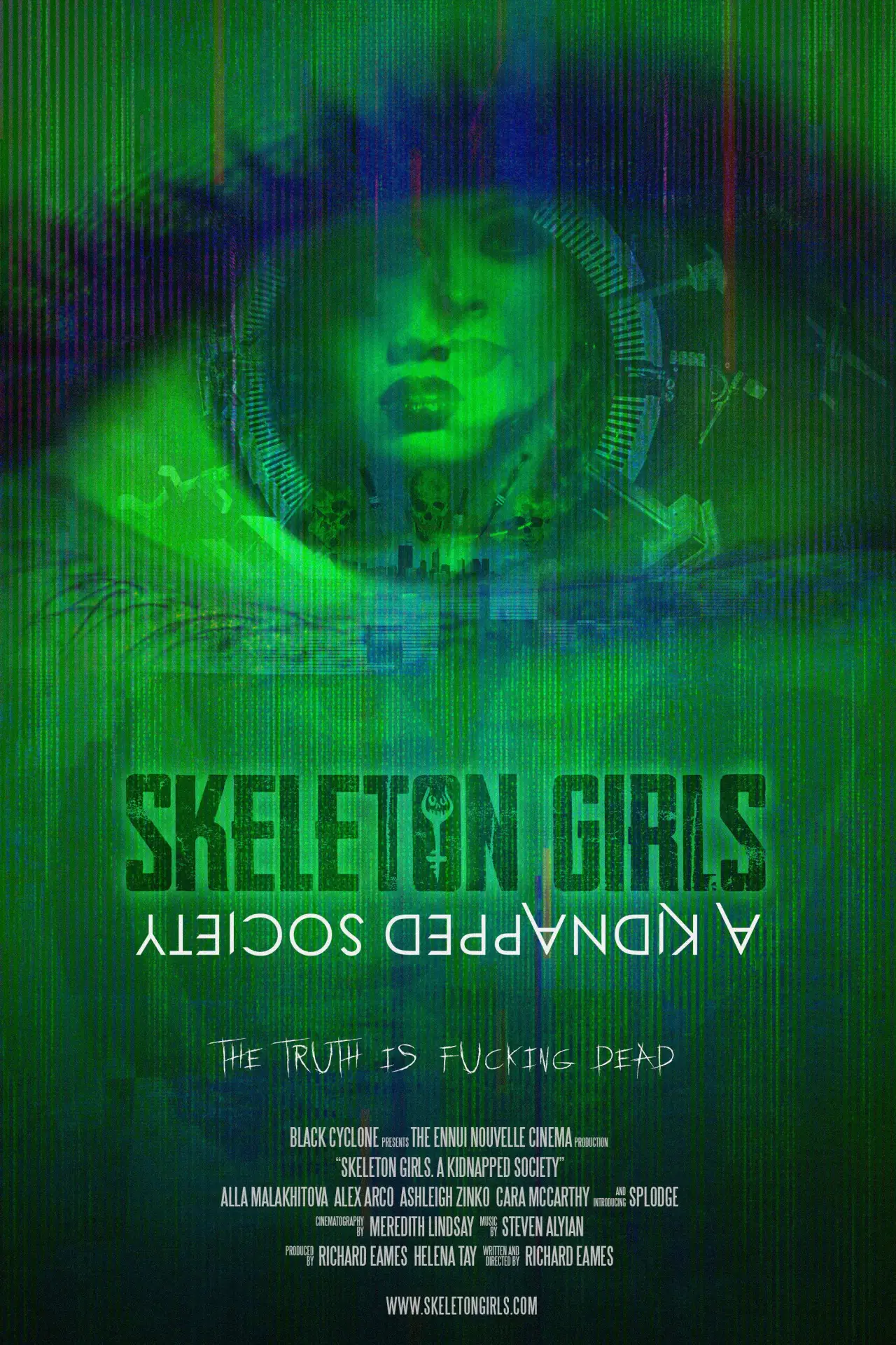Постер до фільму "Skeleton Girls. A Kidnapped Society"