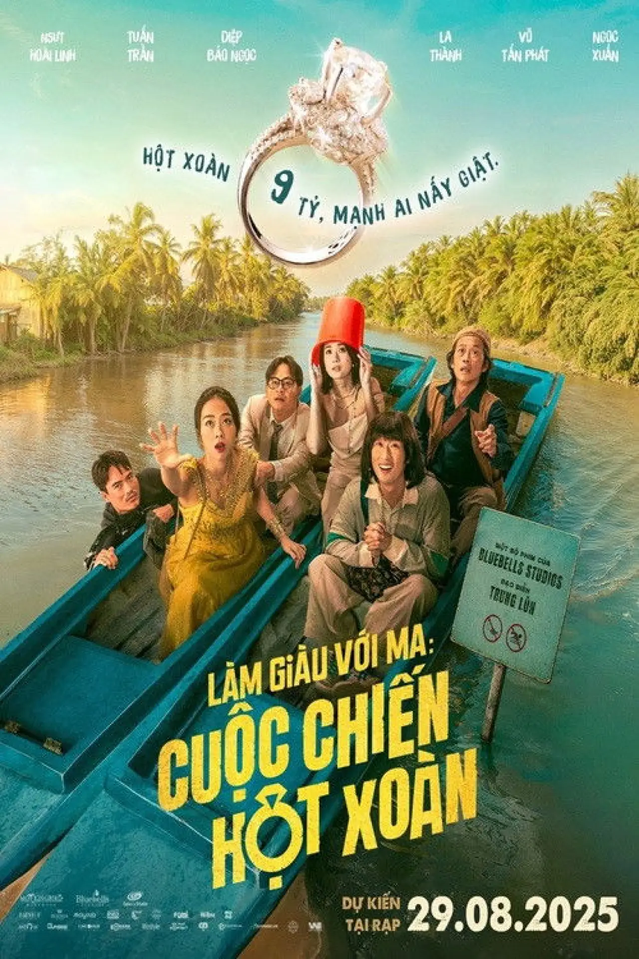 Постер до фільму "Làm Giàu Với Ma 2: Cuộc Chiến Hột Xoàn"