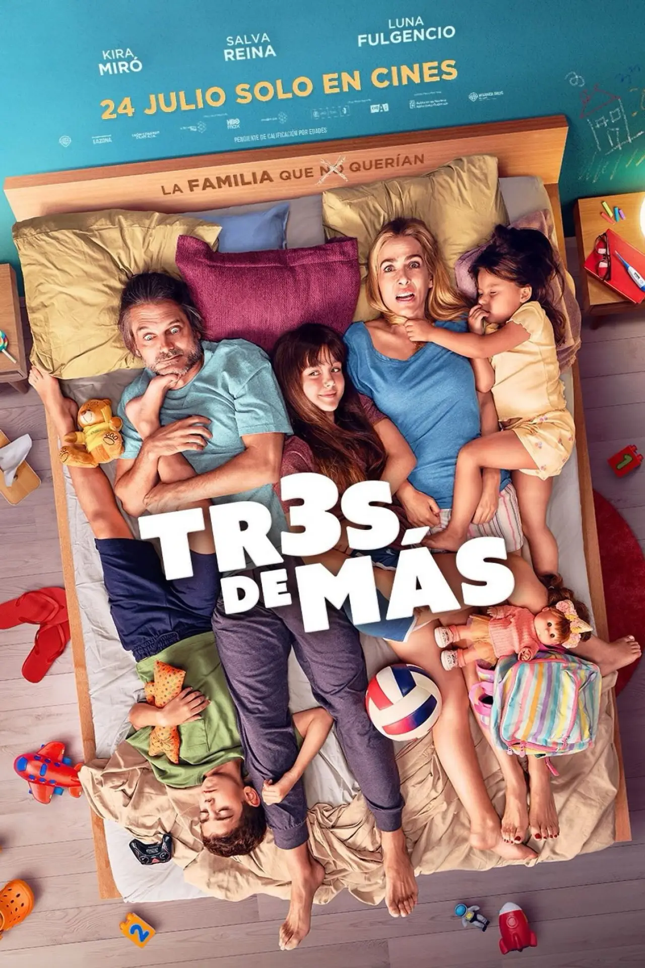 Постер до фільму "Tres de más"