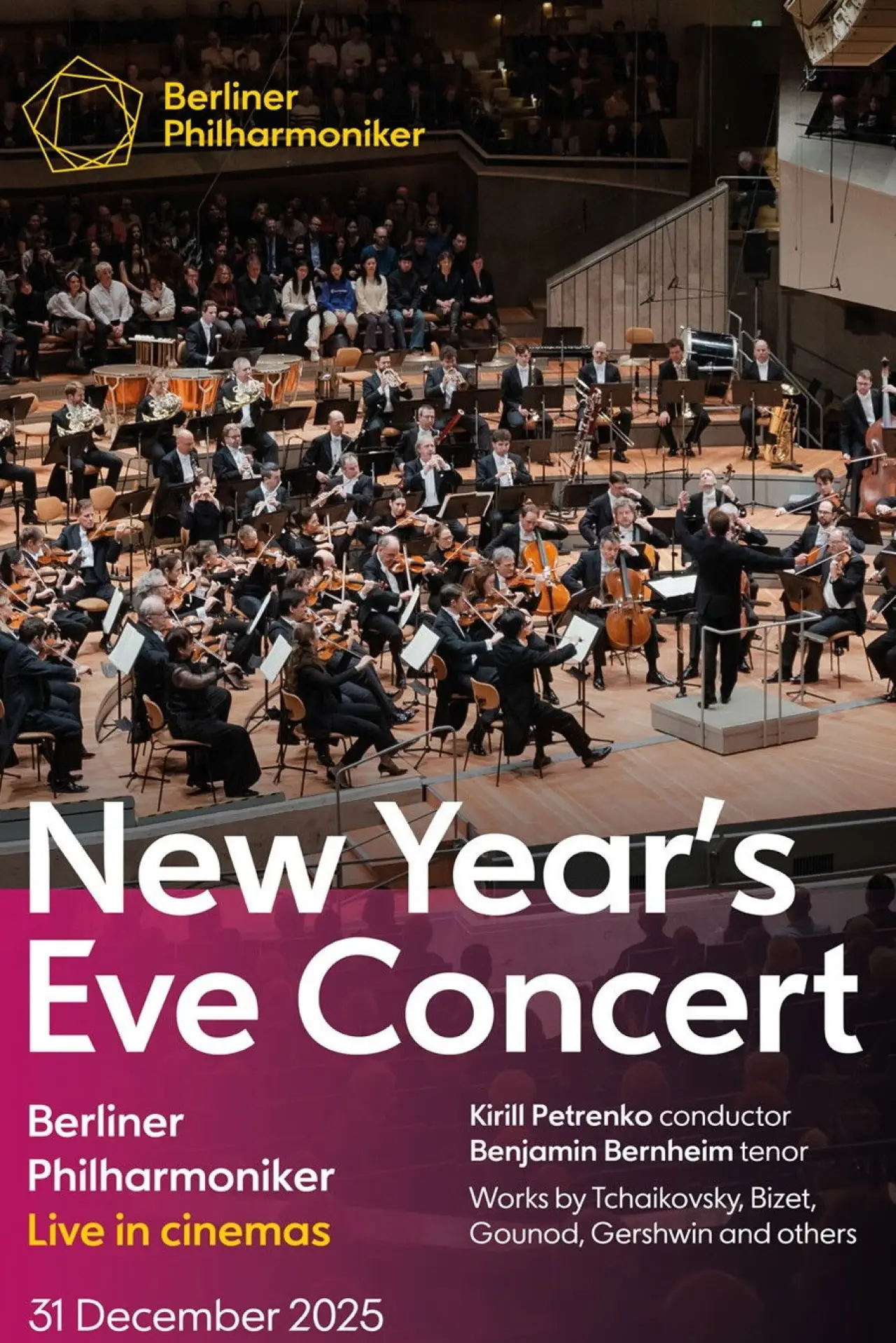 Постер до фільму "Berliner Philharmoniker: Silvesterkonzert 2025"