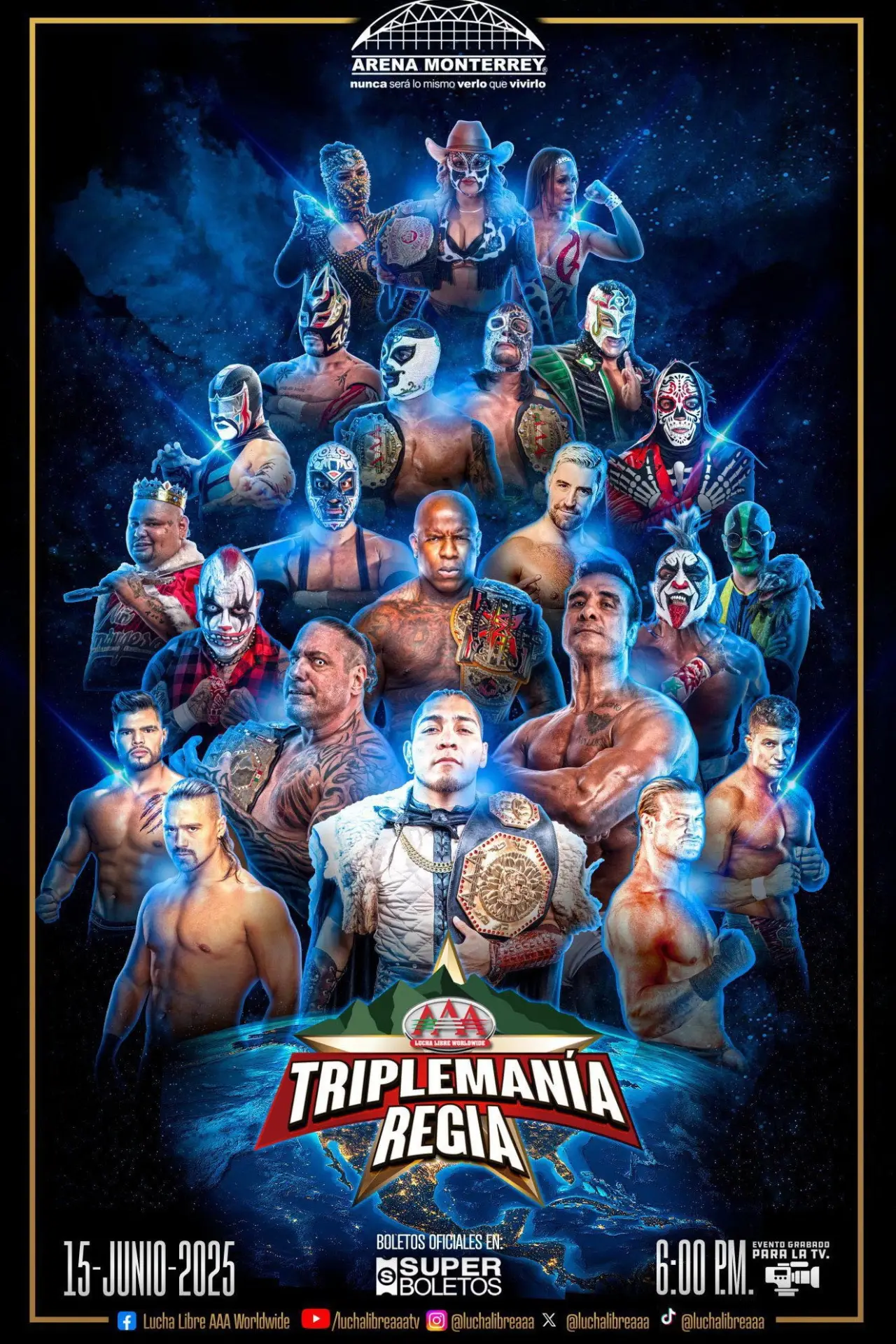 Постер до фільму "AAA Triplemania Regia III"