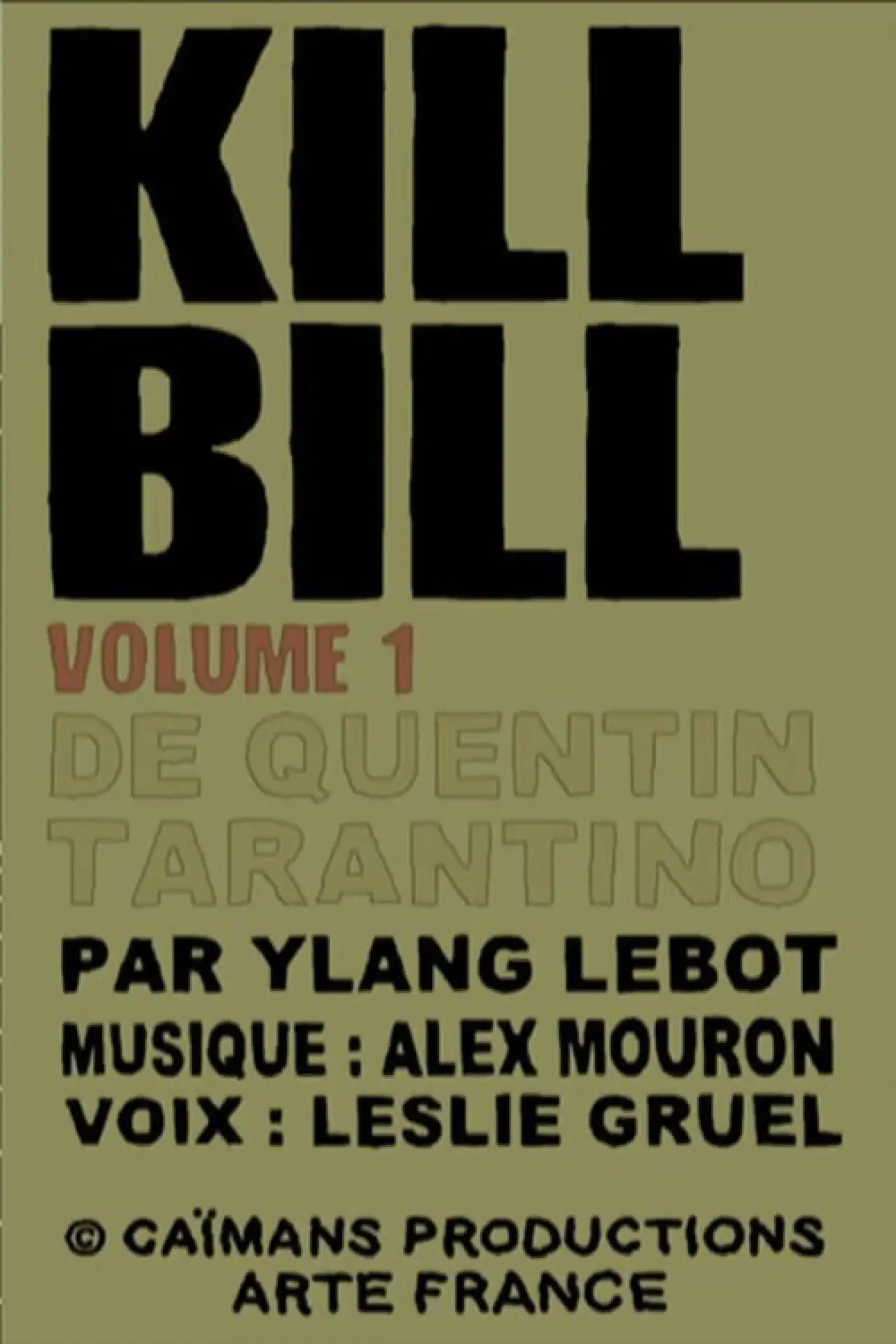 Постер до фільму "Short Cuts : KILL BILL VOL. 1 de Quentin Tarantino"