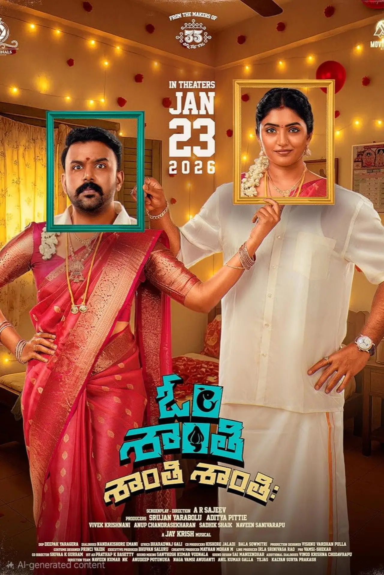 Постер до фільму "ఓం శాంతి శాంతి శాంతి"