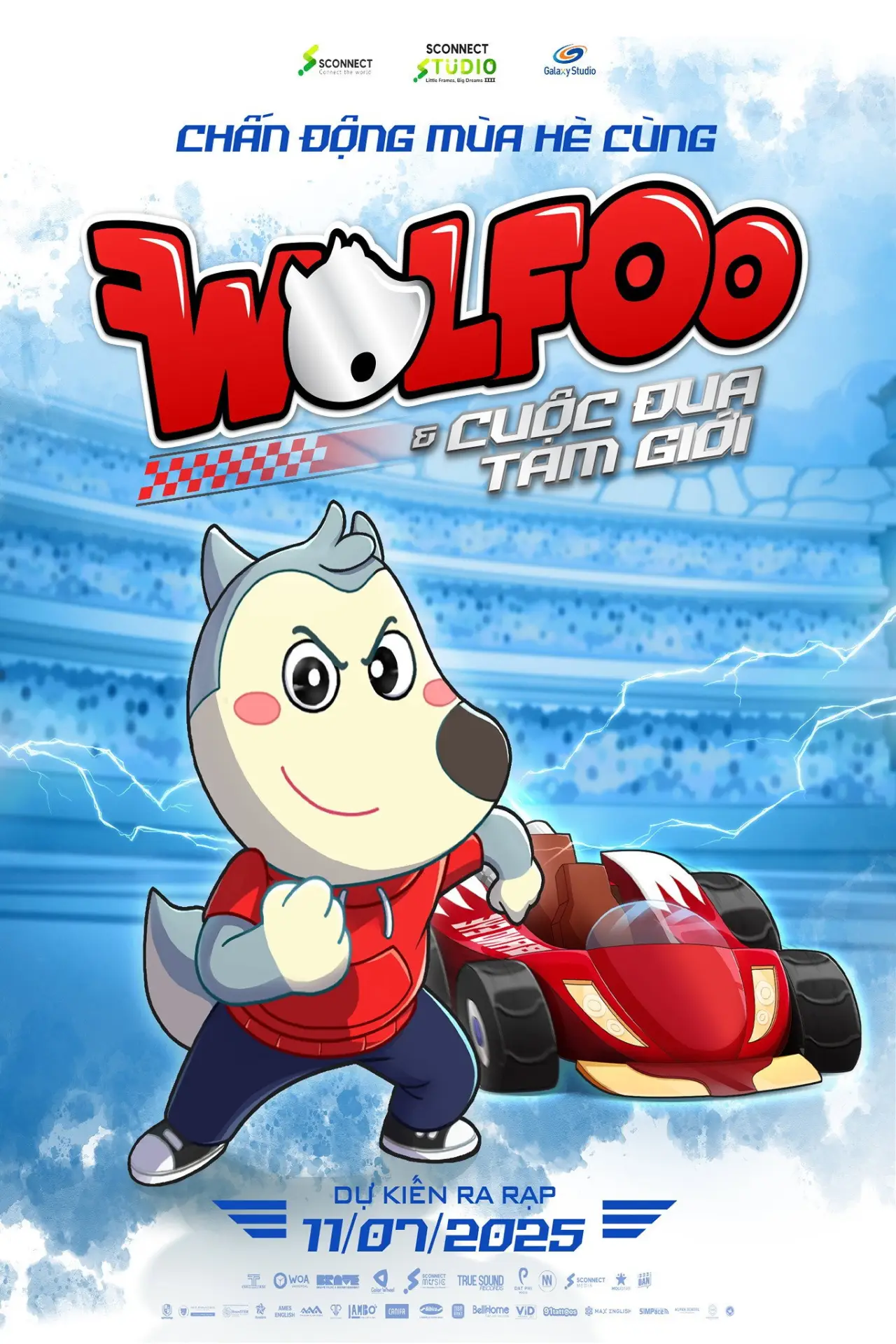Постер до фільму "Wolfoo & Cuộc Đua Tam Giới"